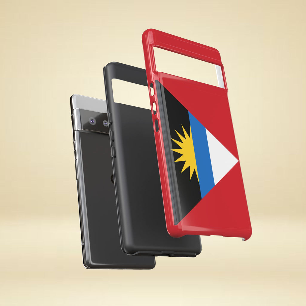 Antigua and Barbuda Flag Tough Phone Case - Irie Blues Boutique