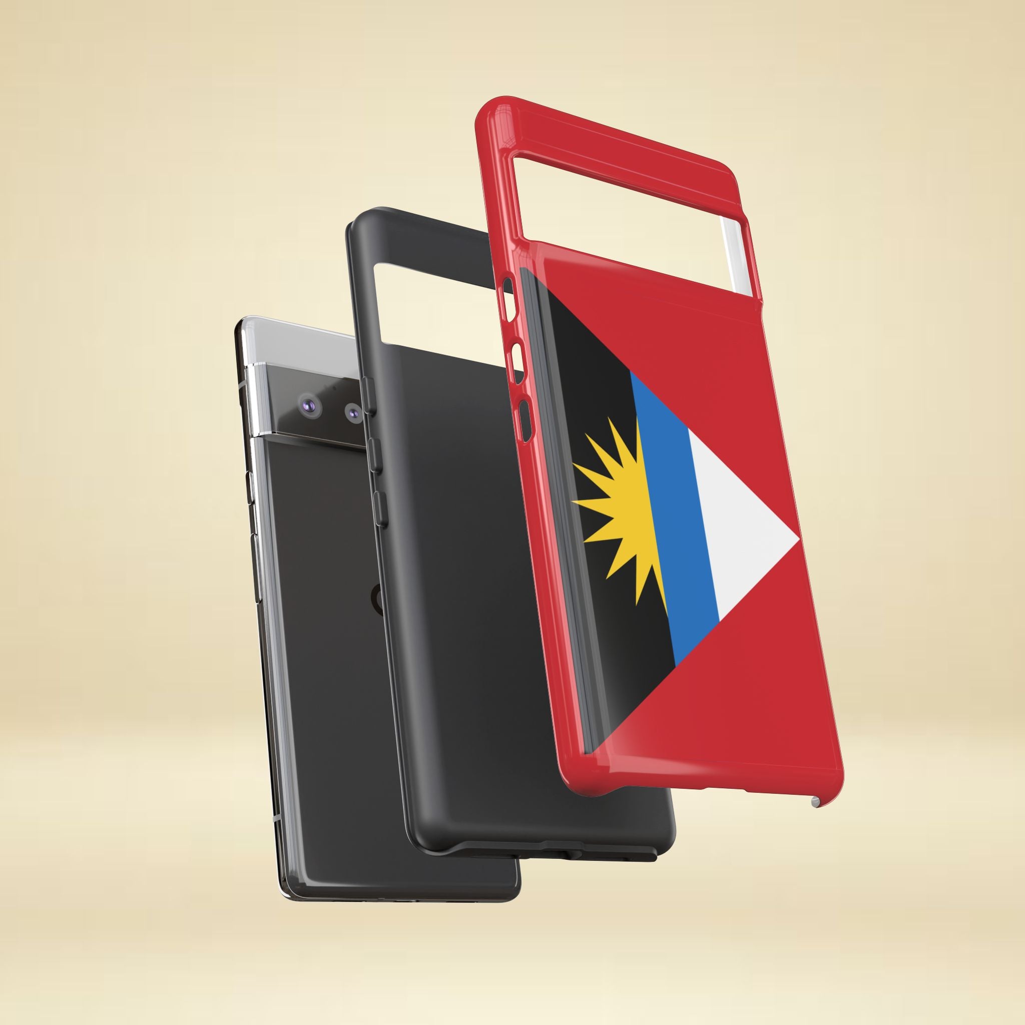 Antigua and Barbuda Flag Tough Phone Case - Irie Blues Boutique