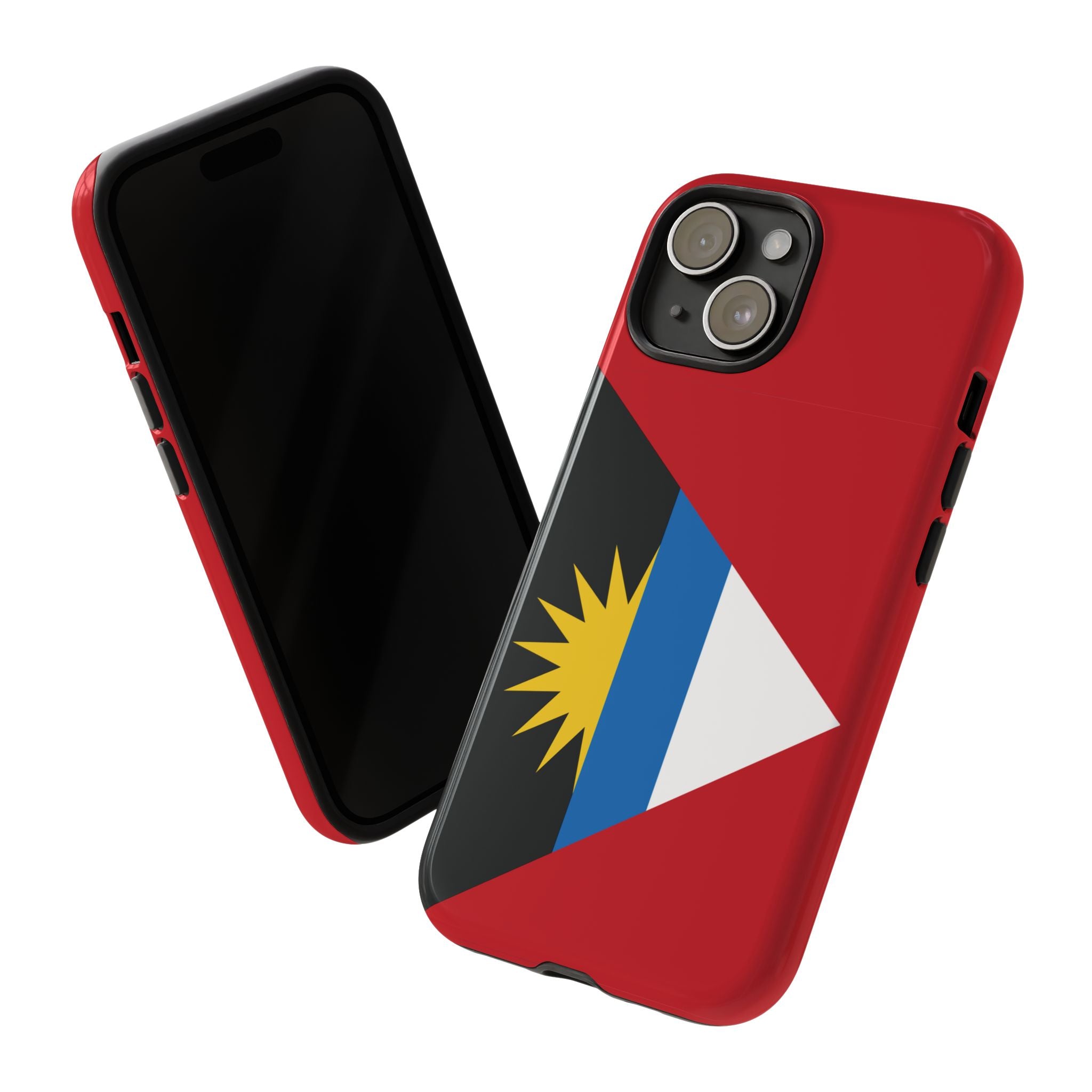 Antigua and Barbuda Flag Tough Phone Case - Irie Blues Boutique
