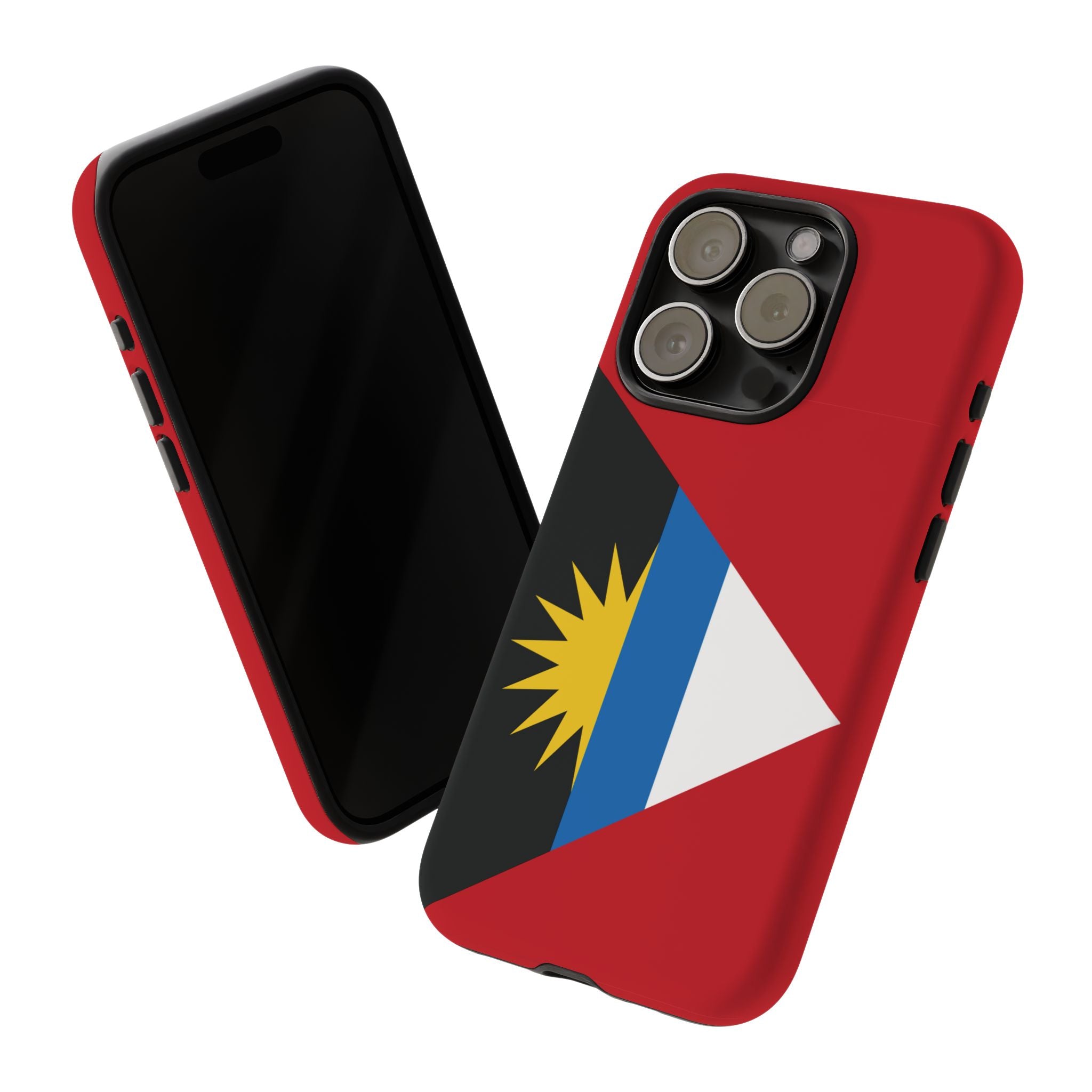 Antigua and Barbuda Flag Tough Phone Case - Irie Blues Boutique