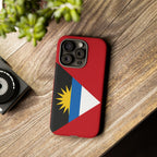 Antigua and Barbuda Flag Tough Phone Case - Irie Blues Boutique