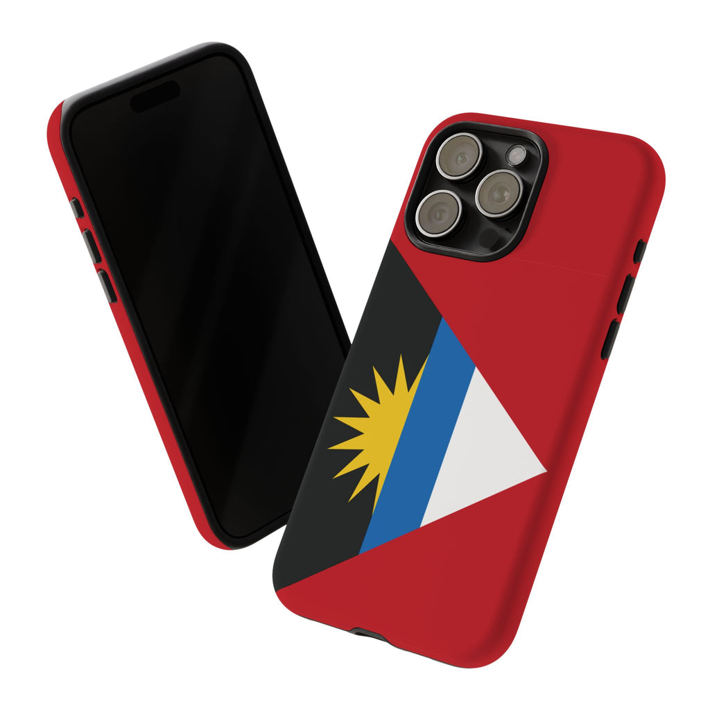 Antigua and Barbuda Flag Tough Phone Case - Irie Blues Boutique
