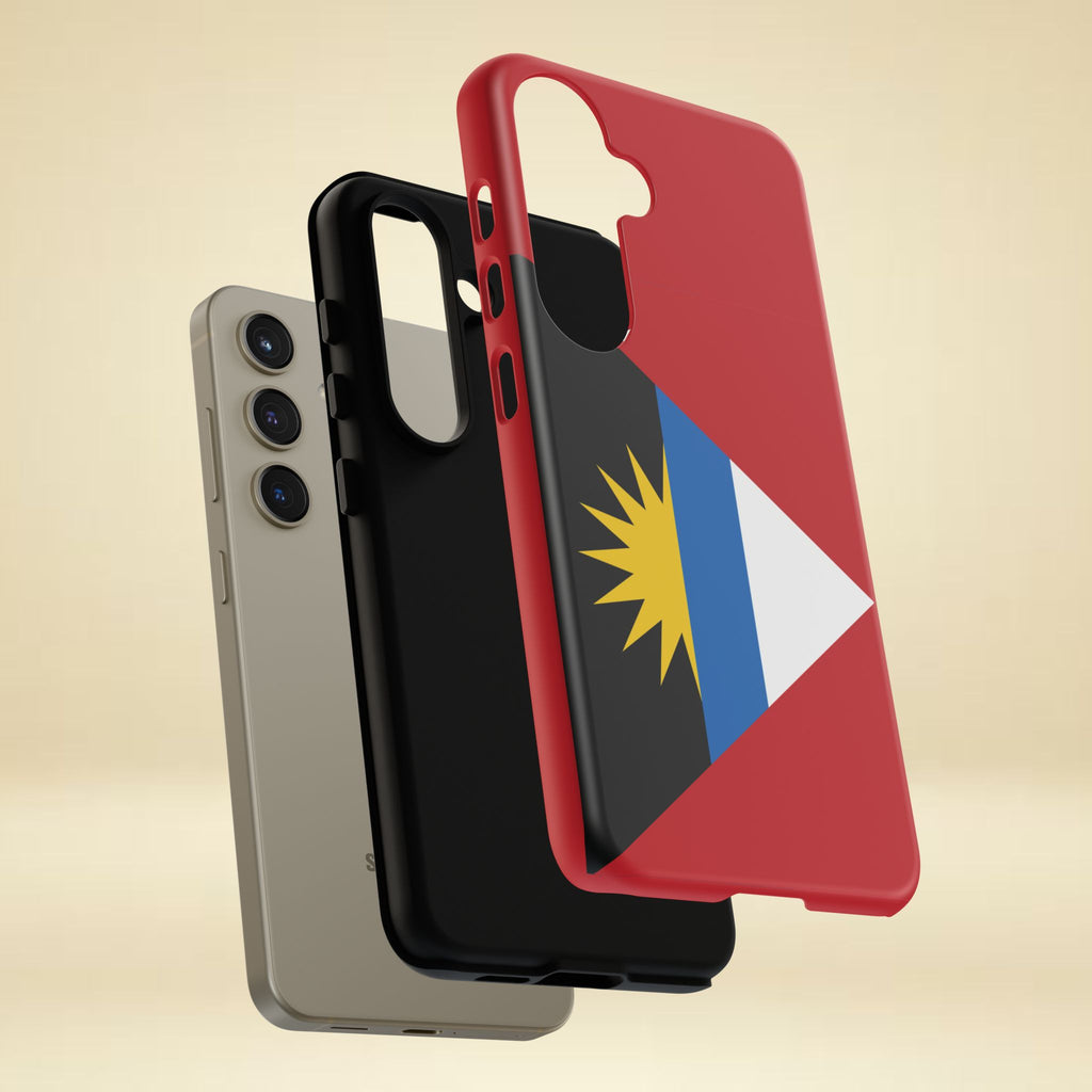 Antigua and Barbuda Flag Tough Phone Case - Irie Blues Boutique