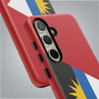 Antigua and Barbuda Flag Tough Phone Case - Irie Blues Boutique