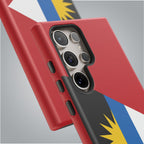 Antigua and Barbuda Flag Tough Phone Case - Irie Blues Boutique