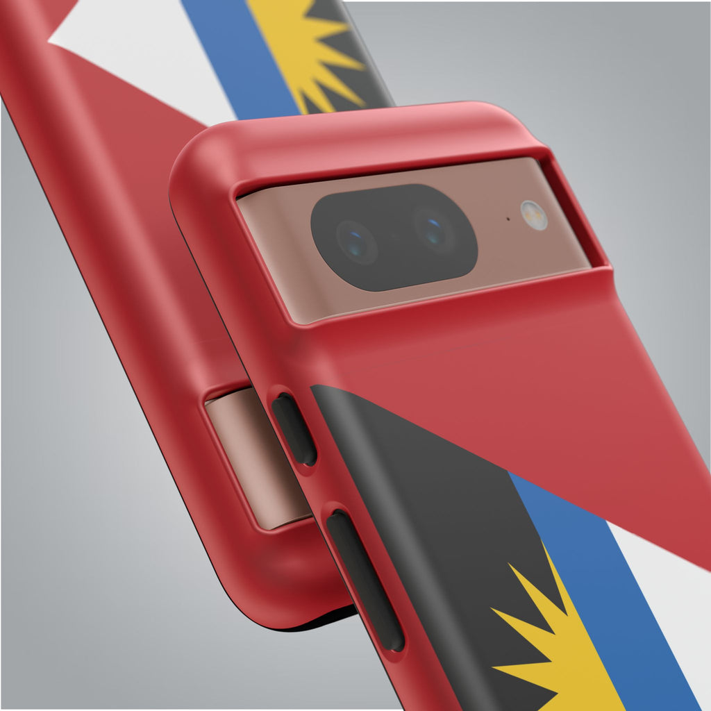 Antigua and Barbuda Flag Tough Phone Case - Irie Blues Boutique