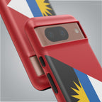 Antigua and Barbuda Flag Tough Phone Case - Irie Blues Boutique