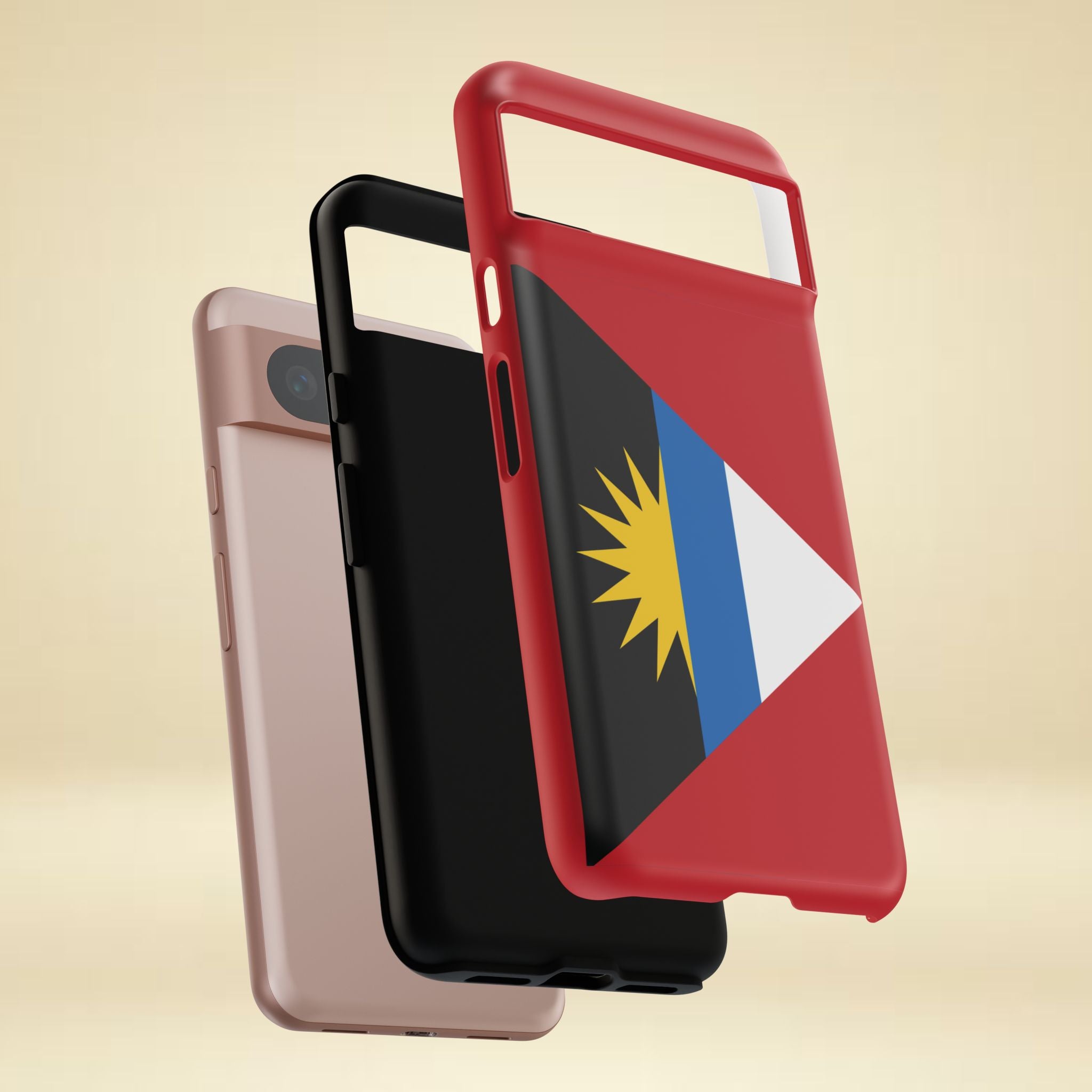 Antigua and Barbuda Flag Tough Phone Case - Irie Blues Boutique