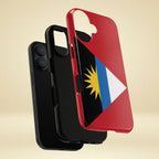 Antigua and Barbuda Flag Tough Phone Case - Irie Blues Boutique