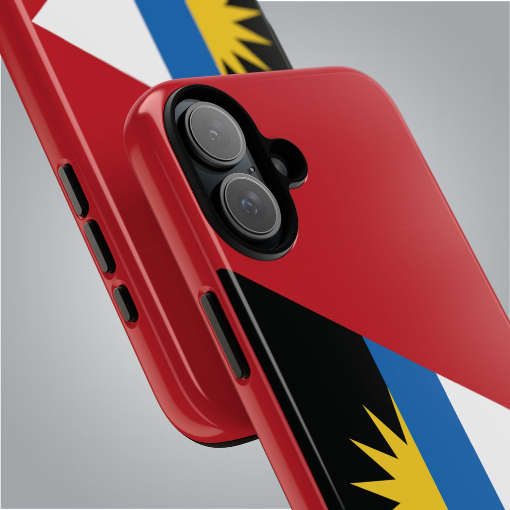 Antigua and Barbuda Flag Tough Phone Case - Irie Blues Boutique