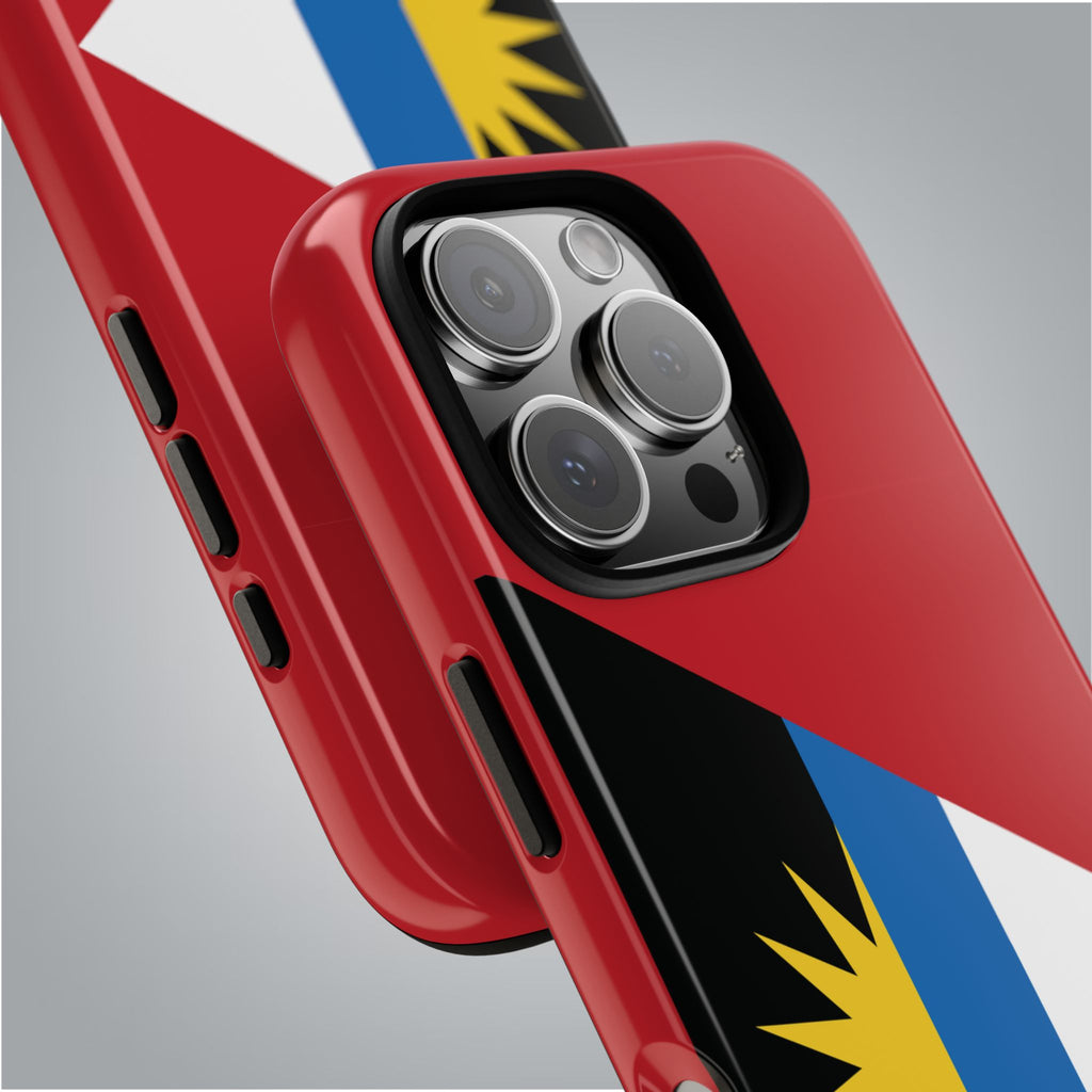 Antigua and Barbuda Flag Tough Phone Case - Irie Blues Boutique