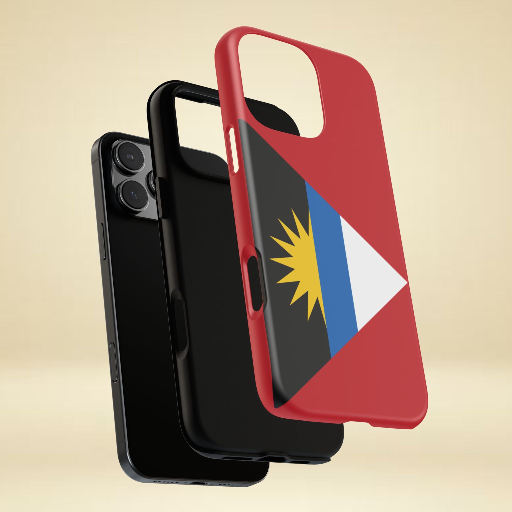 Antigua and Barbuda Flag Tough Phone Case - Irie Blues Boutique