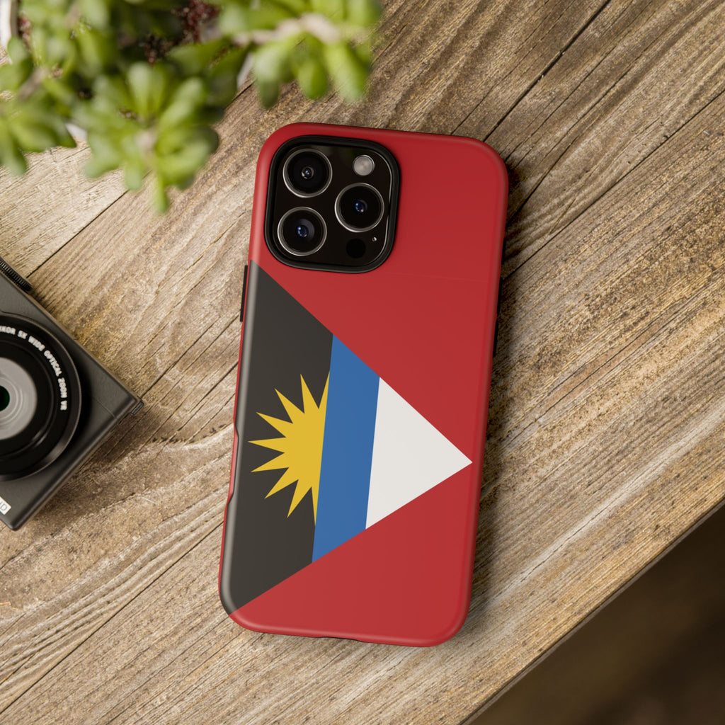 Antigua and Barbuda Flag Tough Phone Case - Irie Blues Boutique