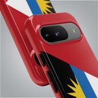 Antigua and Barbuda Flag Tough Phone Case - Irie Blues Boutique