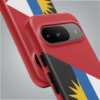 Antigua and Barbuda Flag Tough Phone Case - Irie Blues Boutique