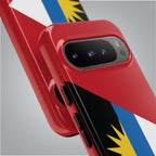 Antigua and Barbuda Flag Tough Phone Case - Irie Blues Boutique