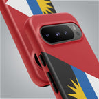 Antigua and Barbuda Flag Tough Phone Case - Irie Blues Boutique