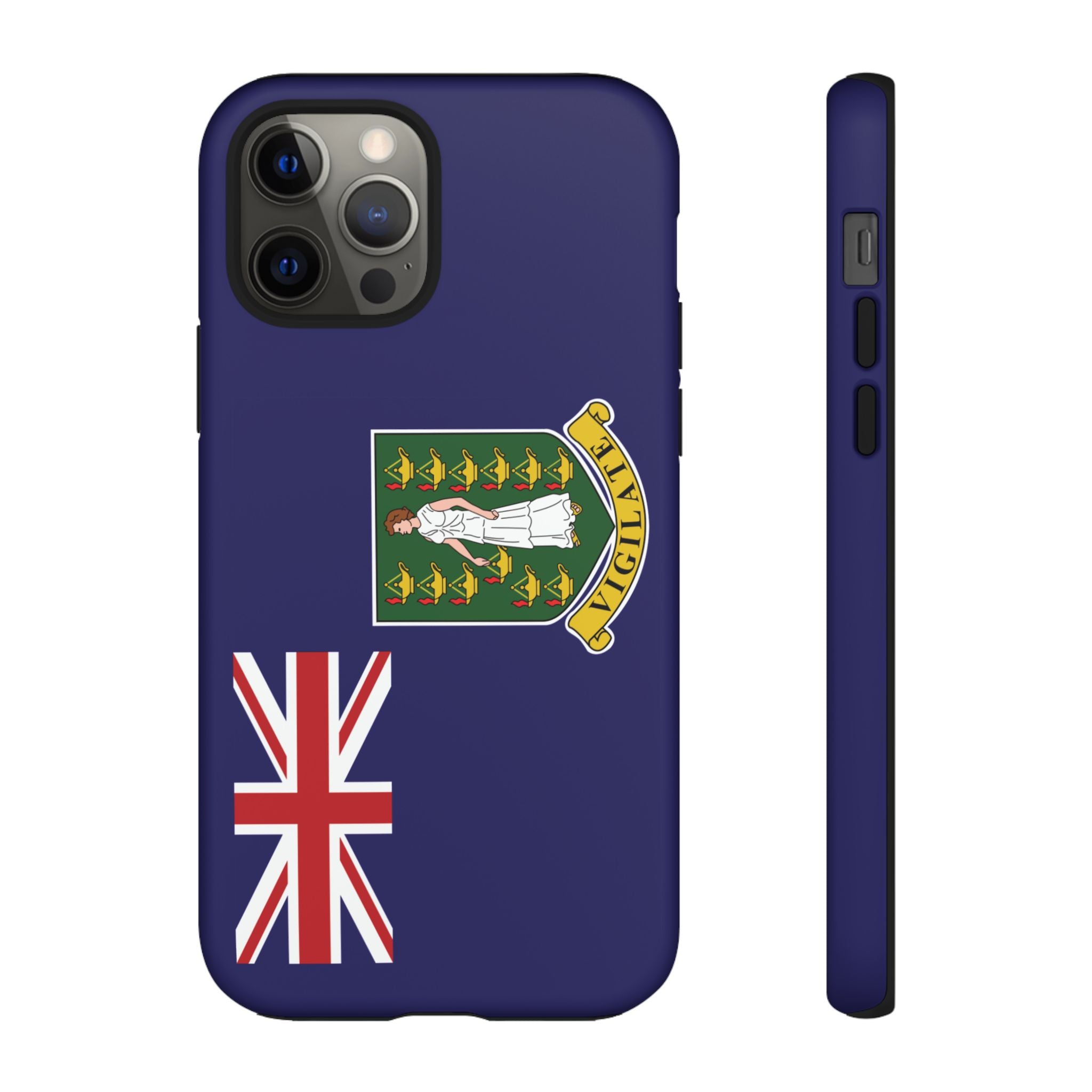 British Virgin Islands Flag Tough Phone Case - Irie Blues Boutique