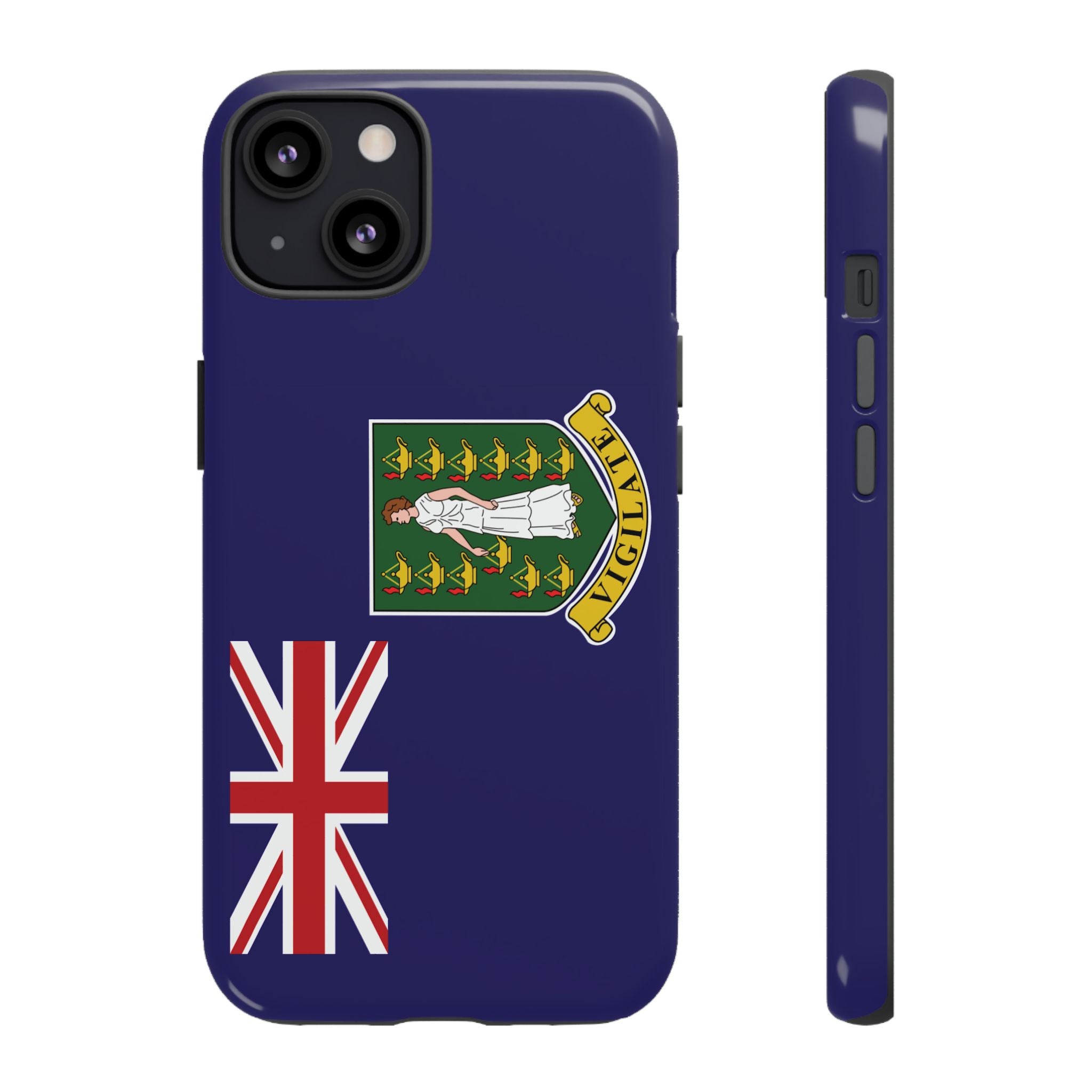 British Virgin Islands Flag Tough Phone Case - Irie Blues Boutique