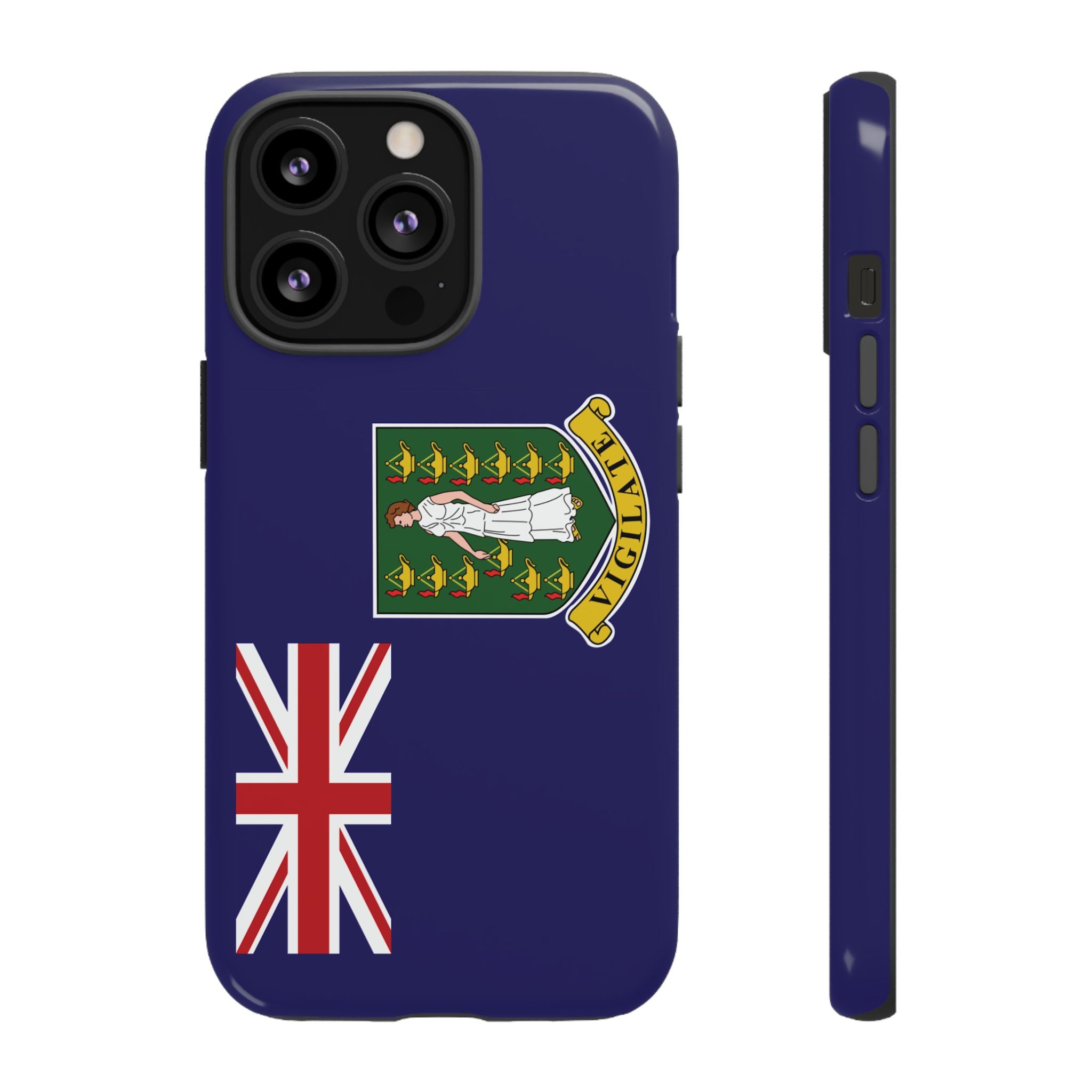 British Virgin Islands Flag Tough Phone Case - Irie Blues Boutique