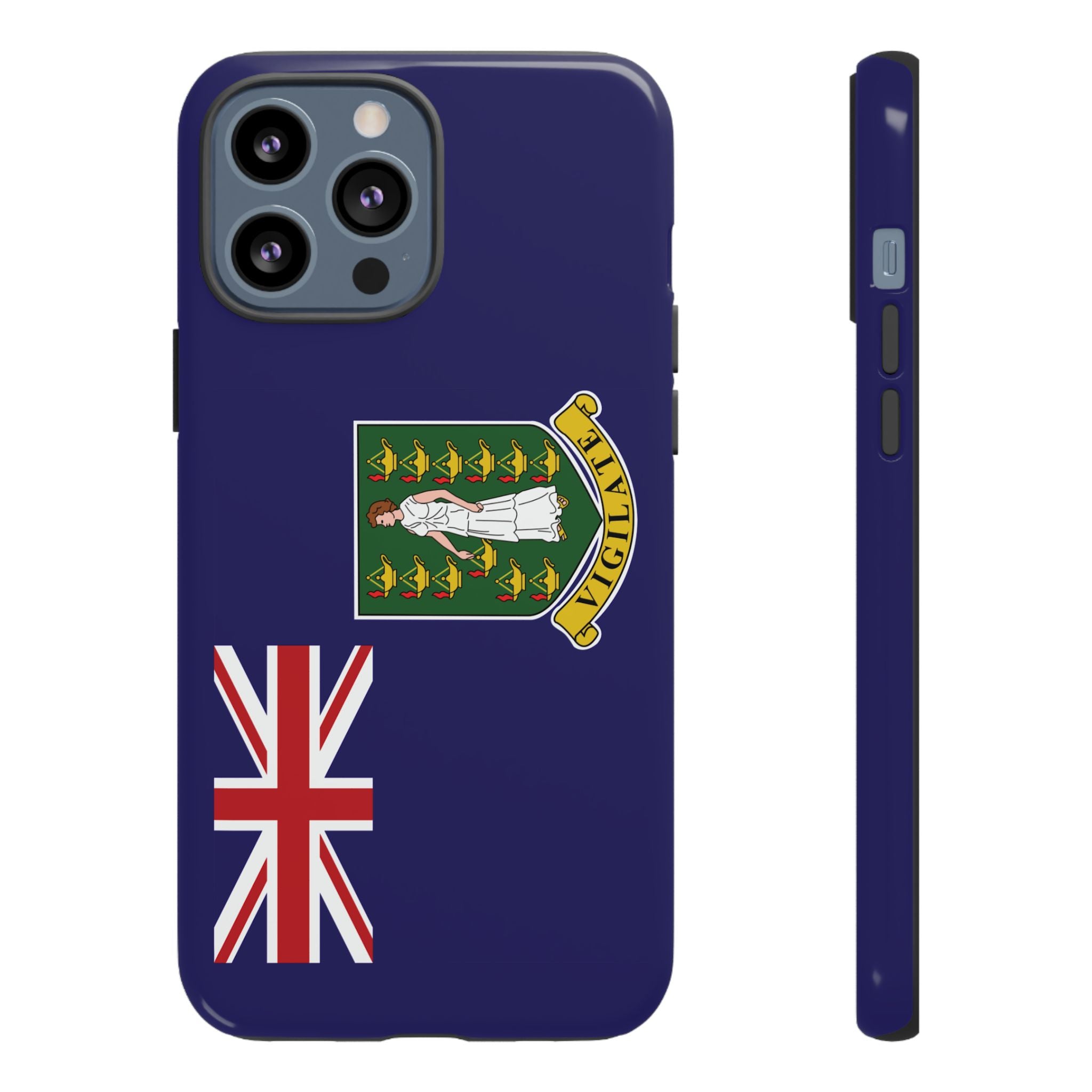 British Virgin Islands Flag Tough Phone Case - Irie Blues Boutique