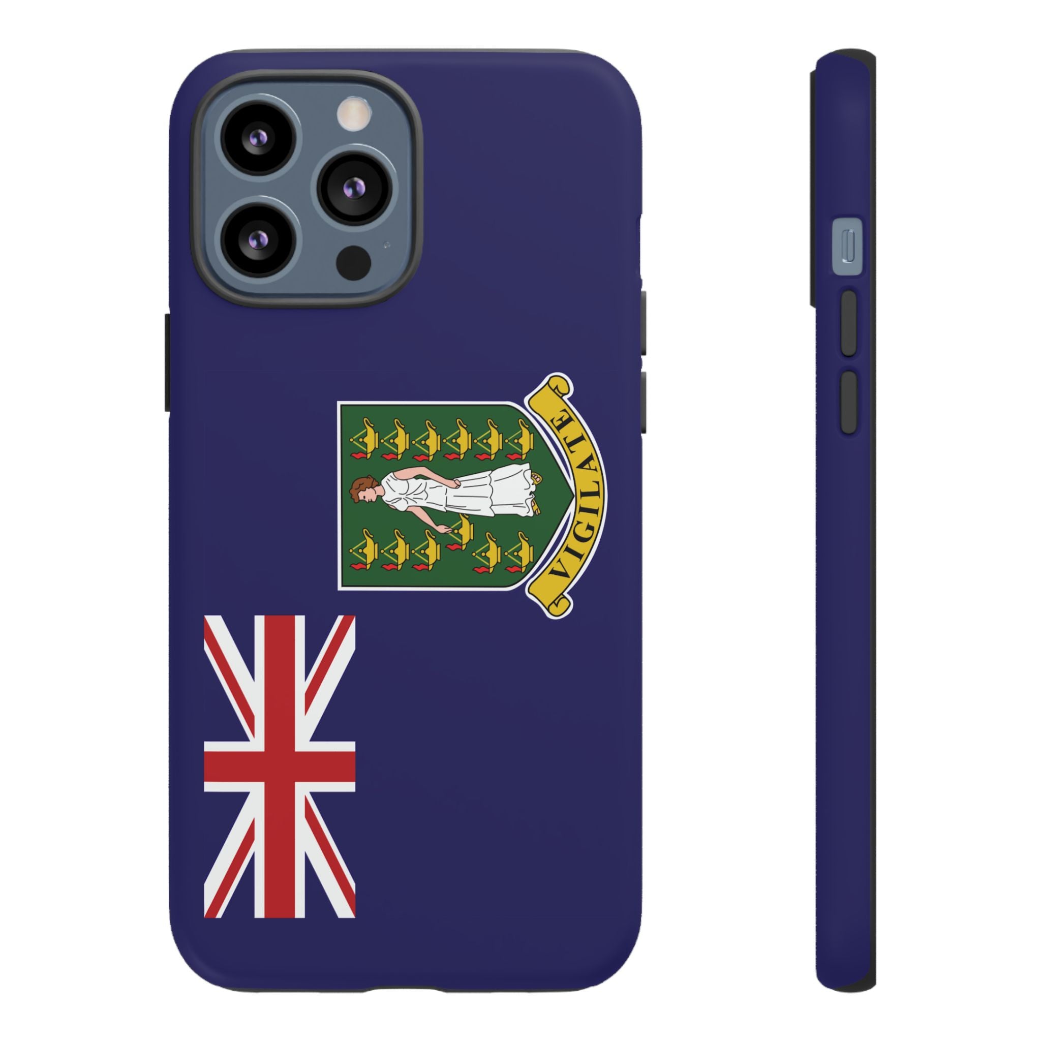 British Virgin Islands Flag Tough Phone Case - Irie Blues Boutique