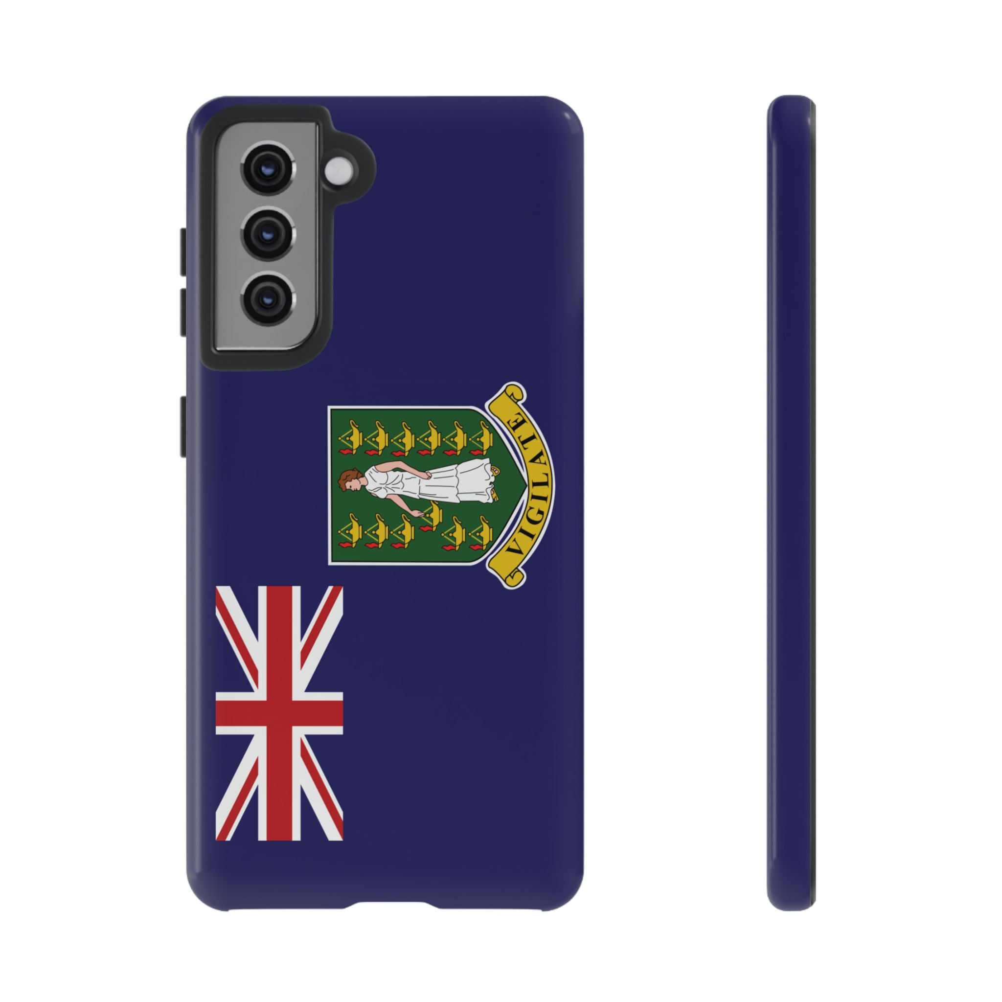 British Virgin Islands Flag Tough Phone Case - Irie Blues Boutique