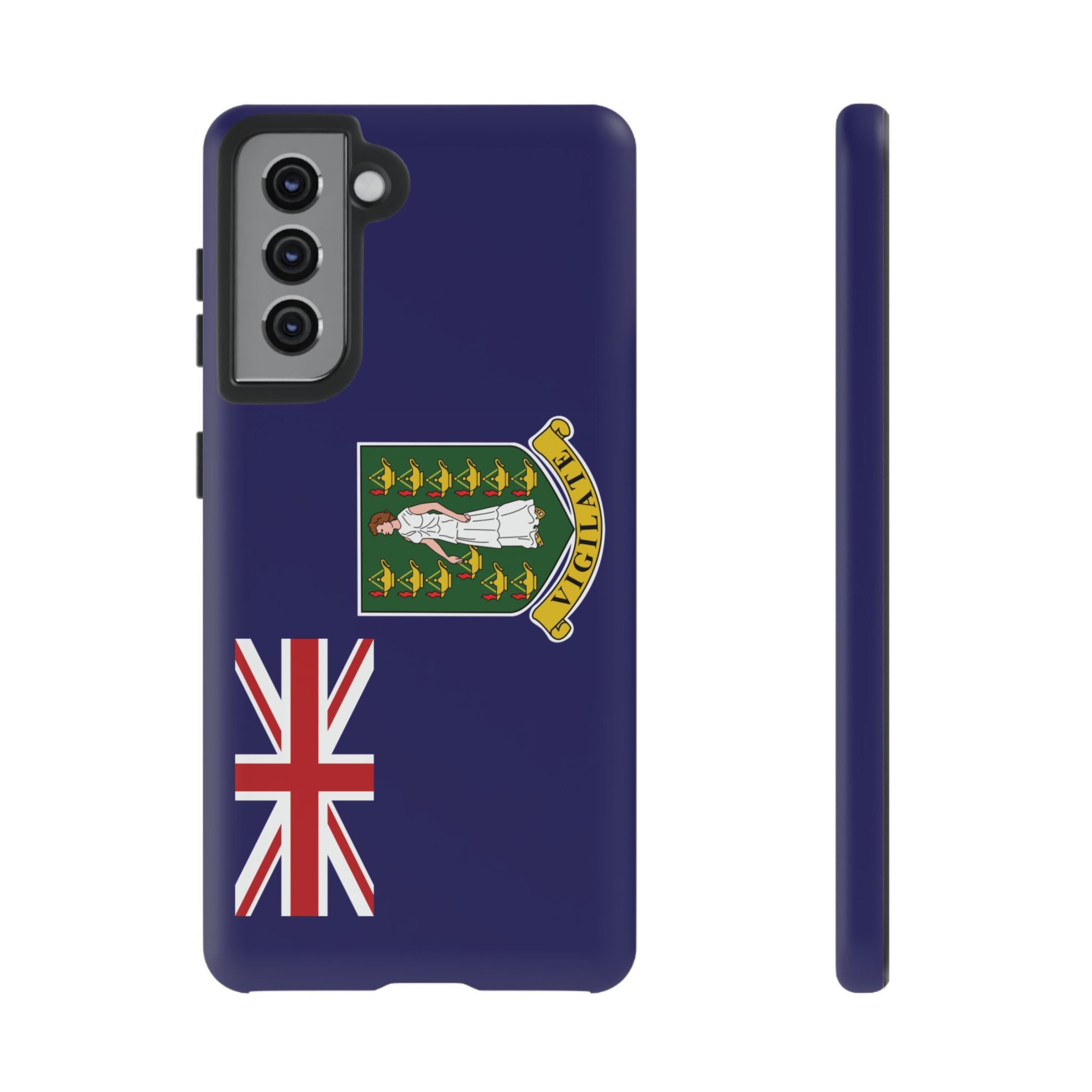 British Virgin Islands Flag Tough Phone Case - Irie Blues Boutique