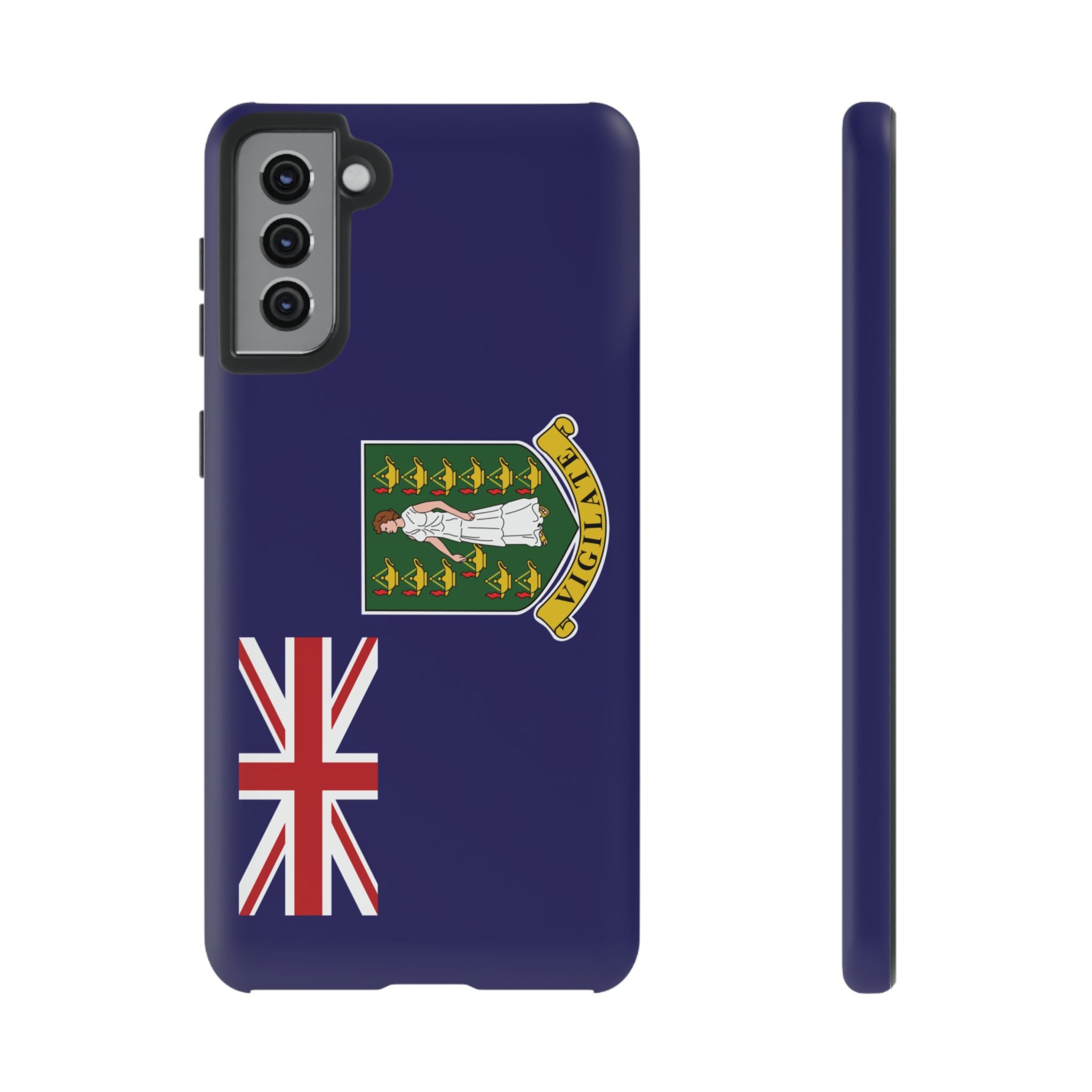British Virgin Islands Flag Tough Phone Case - Irie Blues Boutique
