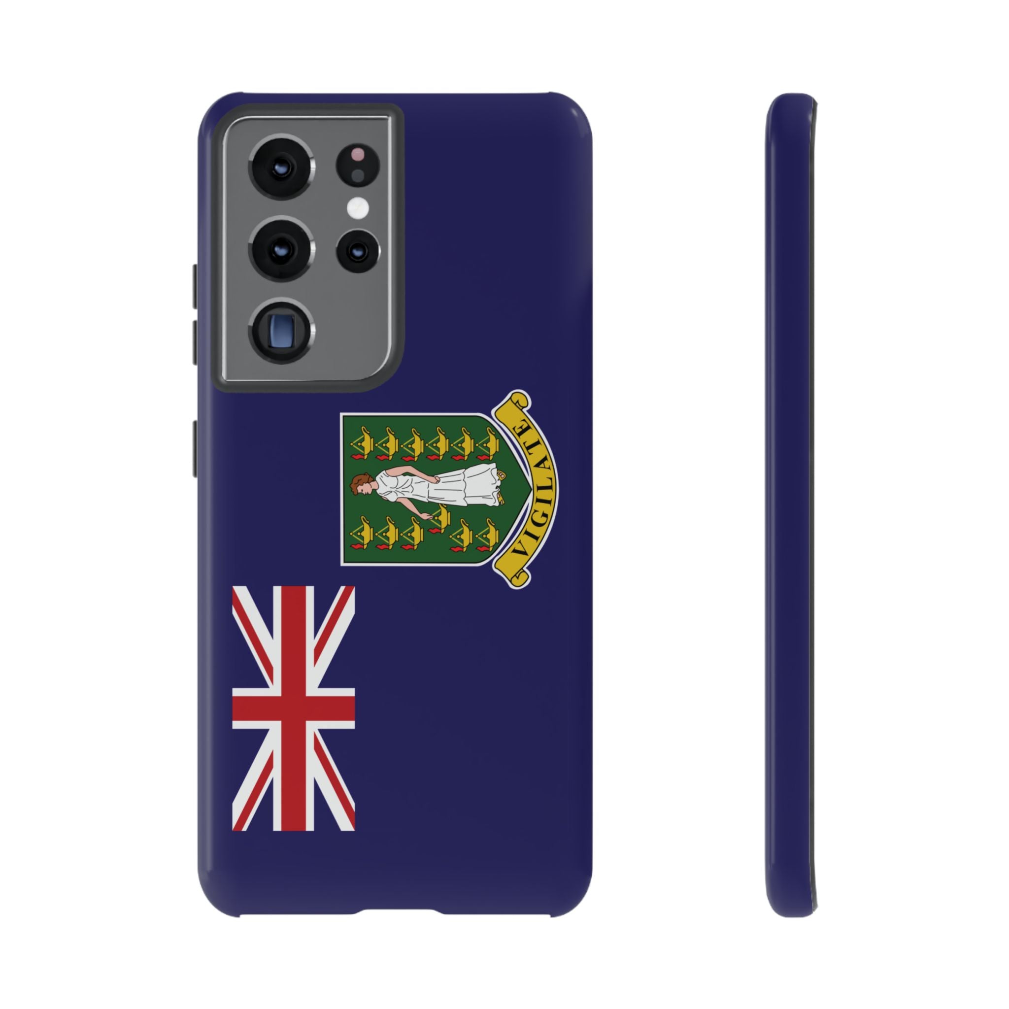 British Virgin Islands Flag Tough Phone Case - Irie Blues Boutique