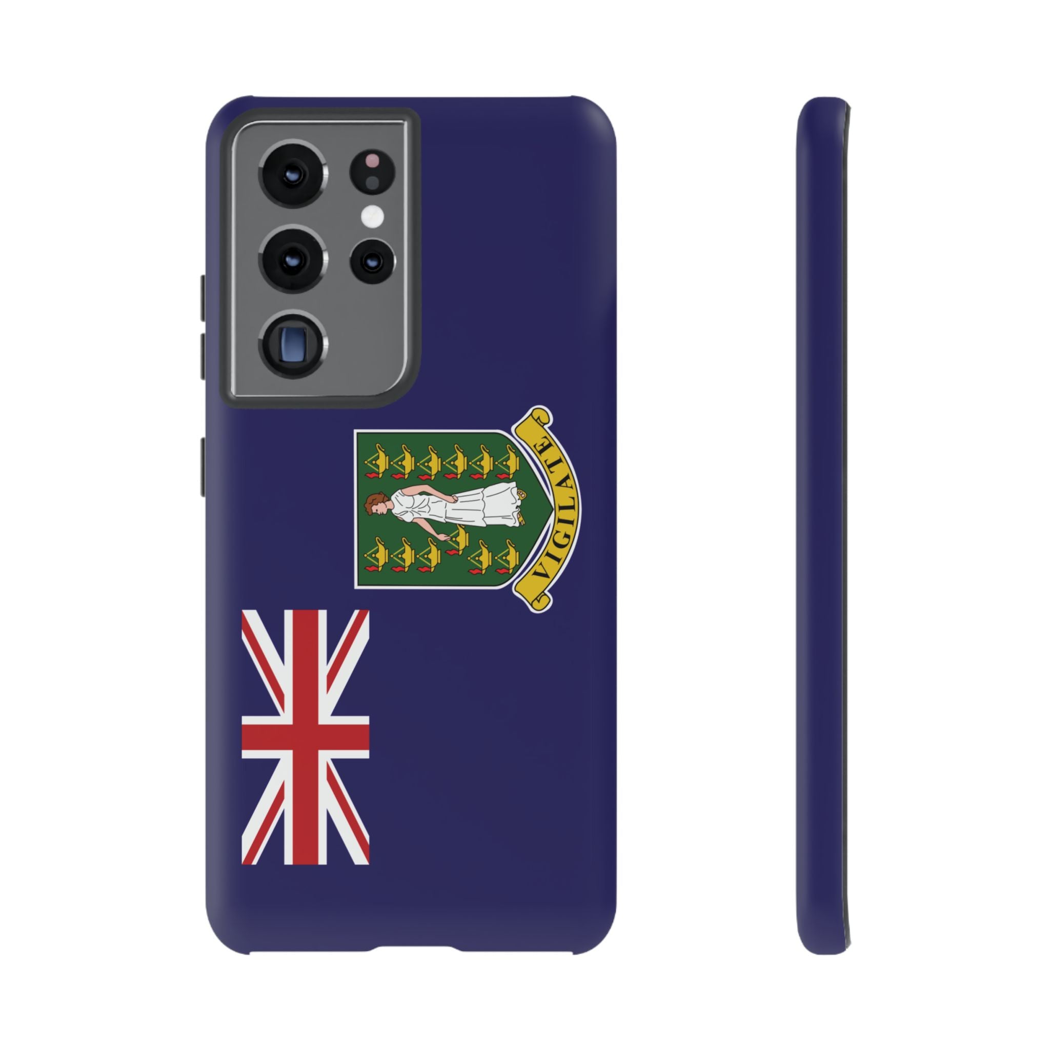 British Virgin Islands Flag Tough Phone Case - Irie Blues Boutique