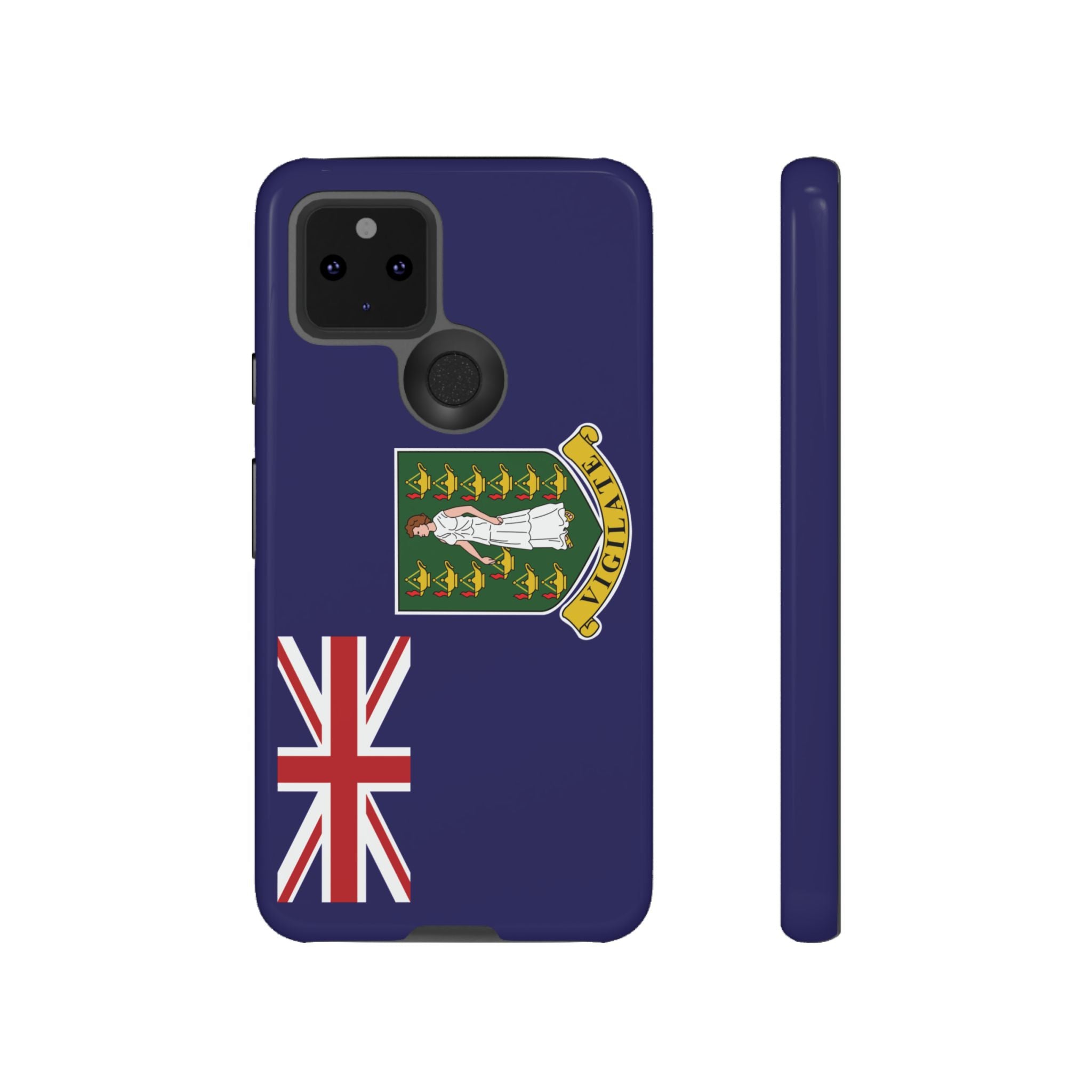 British Virgin Islands Flag Tough Phone Case - Irie Blues Boutique