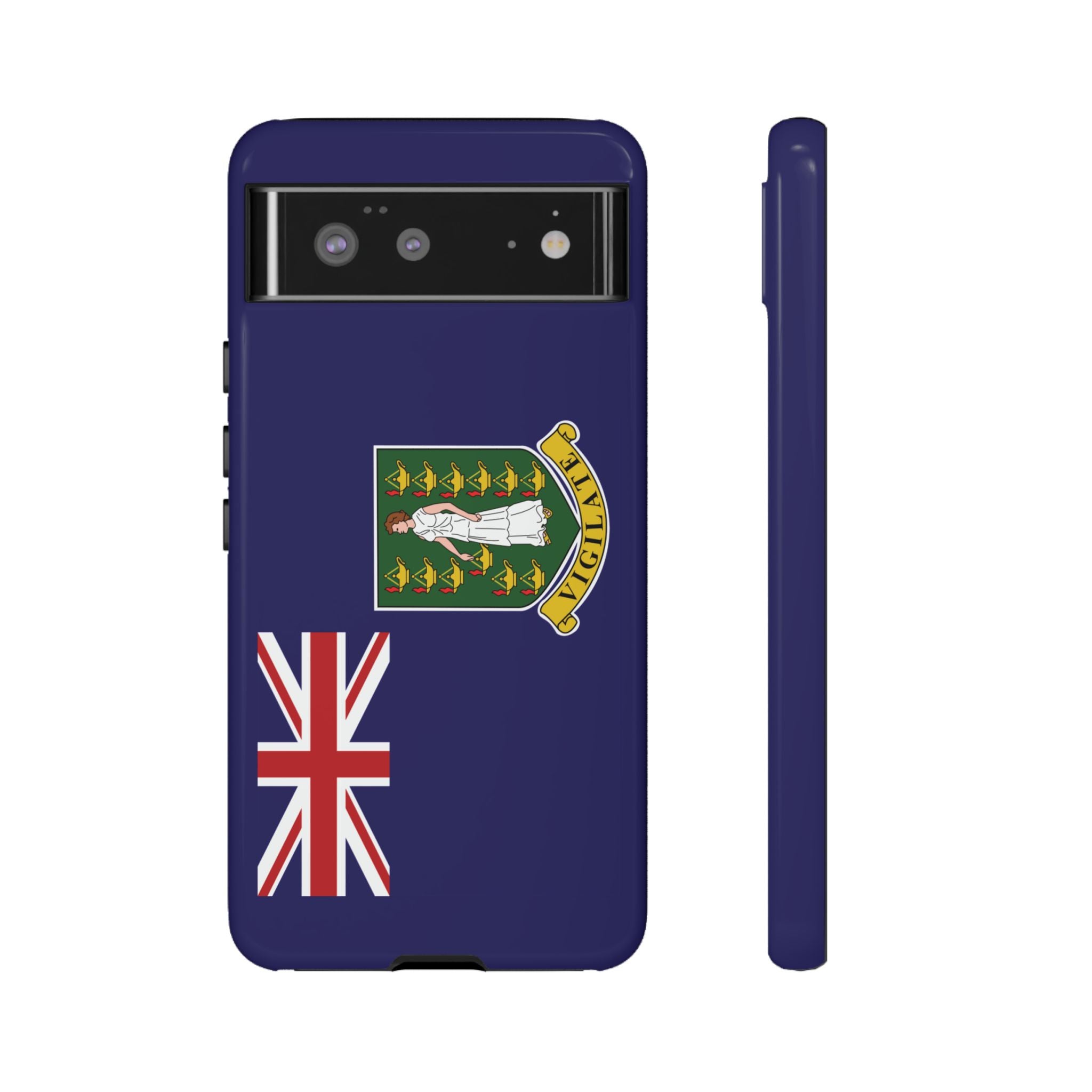 British Virgin Islands Flag Tough Phone Case - Irie Blues Boutique