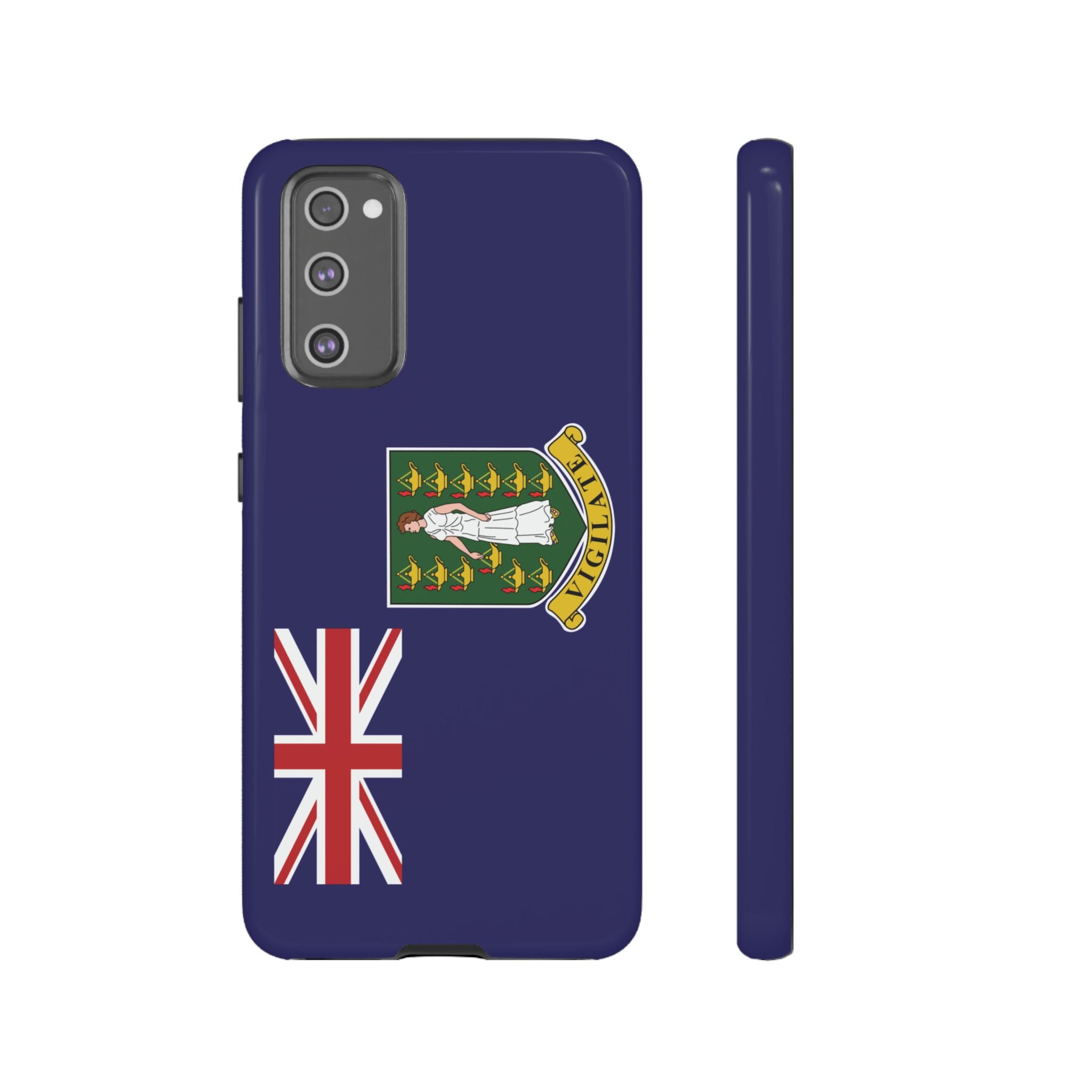 British Virgin Islands Flag Tough Phone Case - Irie Blues Boutique