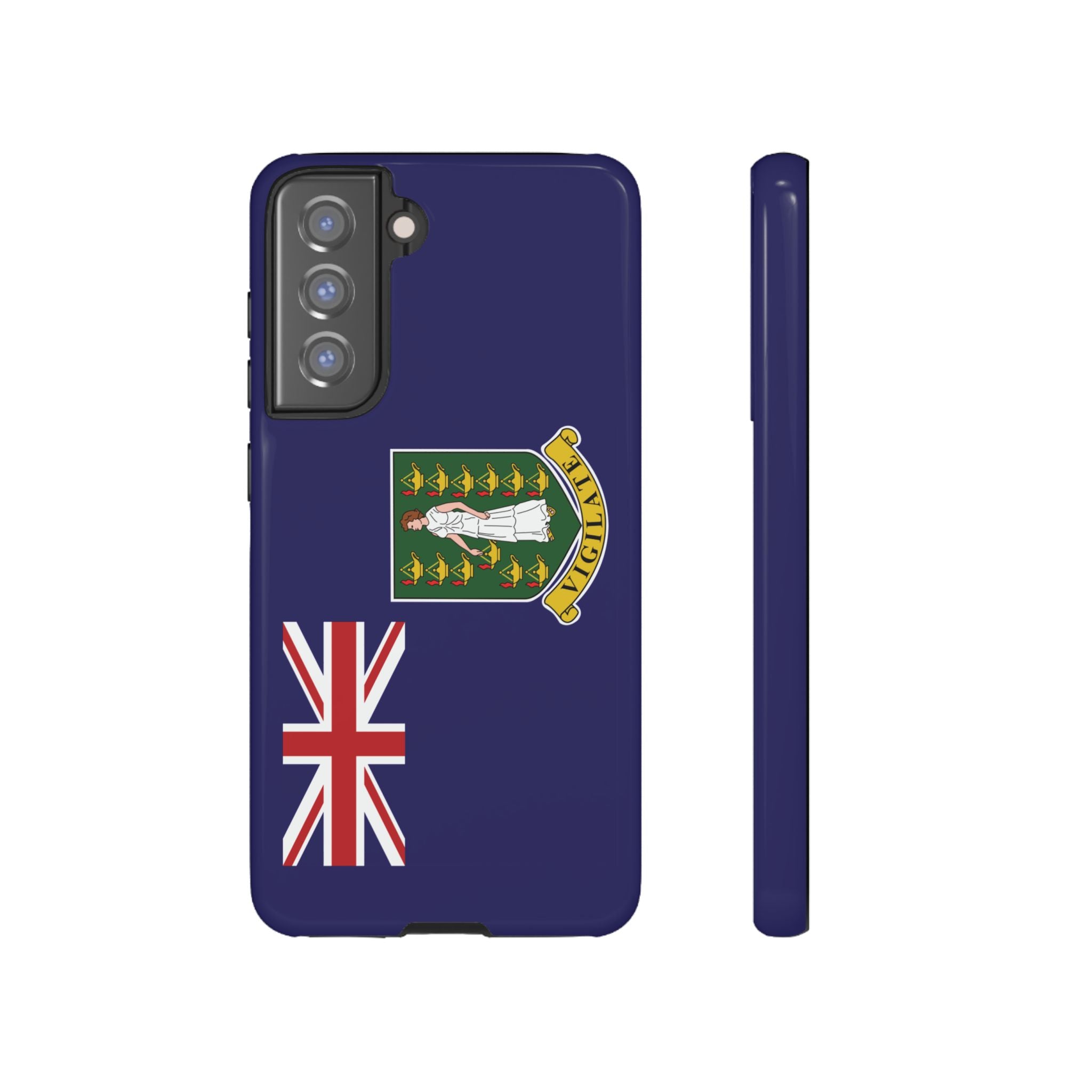 British Virgin Islands Flag Tough Phone Case - Irie Blues Boutique