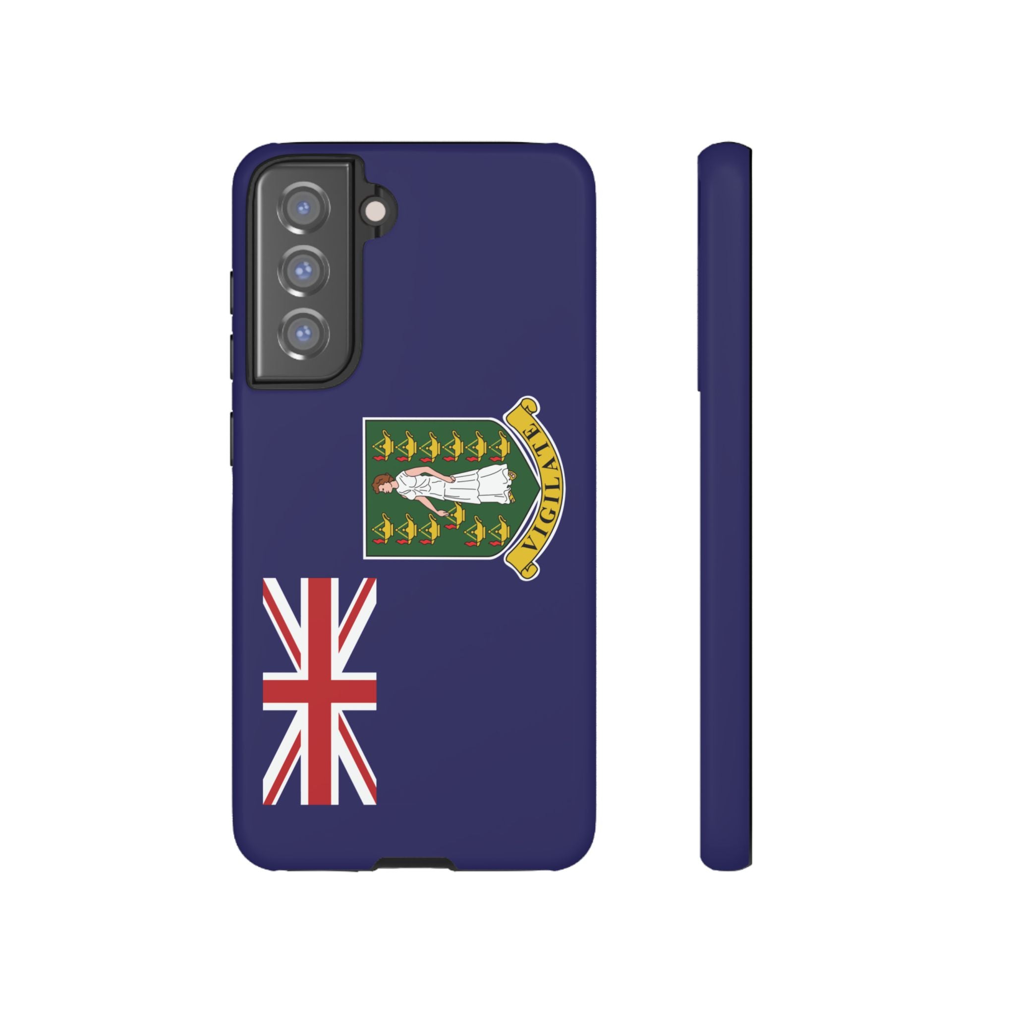 British Virgin Islands Flag Tough Phone Case - Irie Blues Boutique