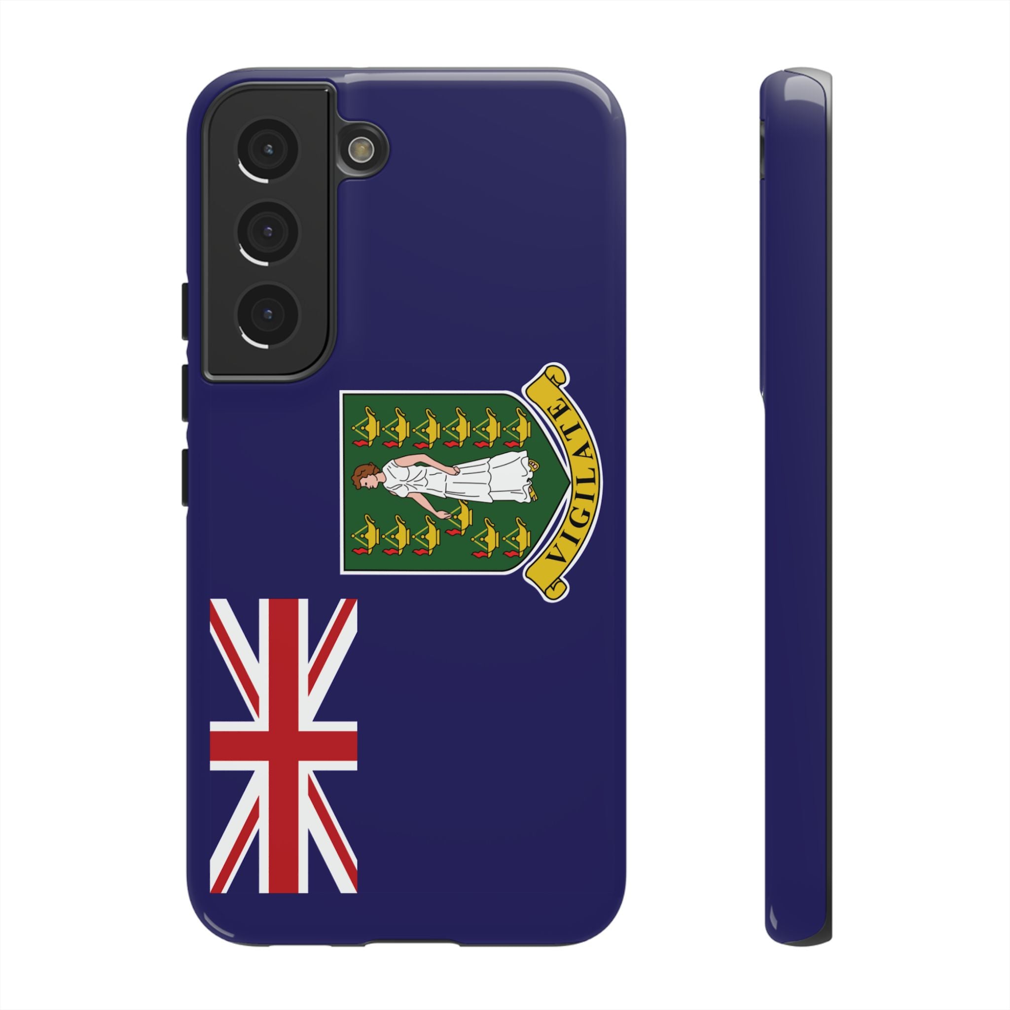 British Virgin Islands Flag Tough Phone Case - Irie Blues Boutique