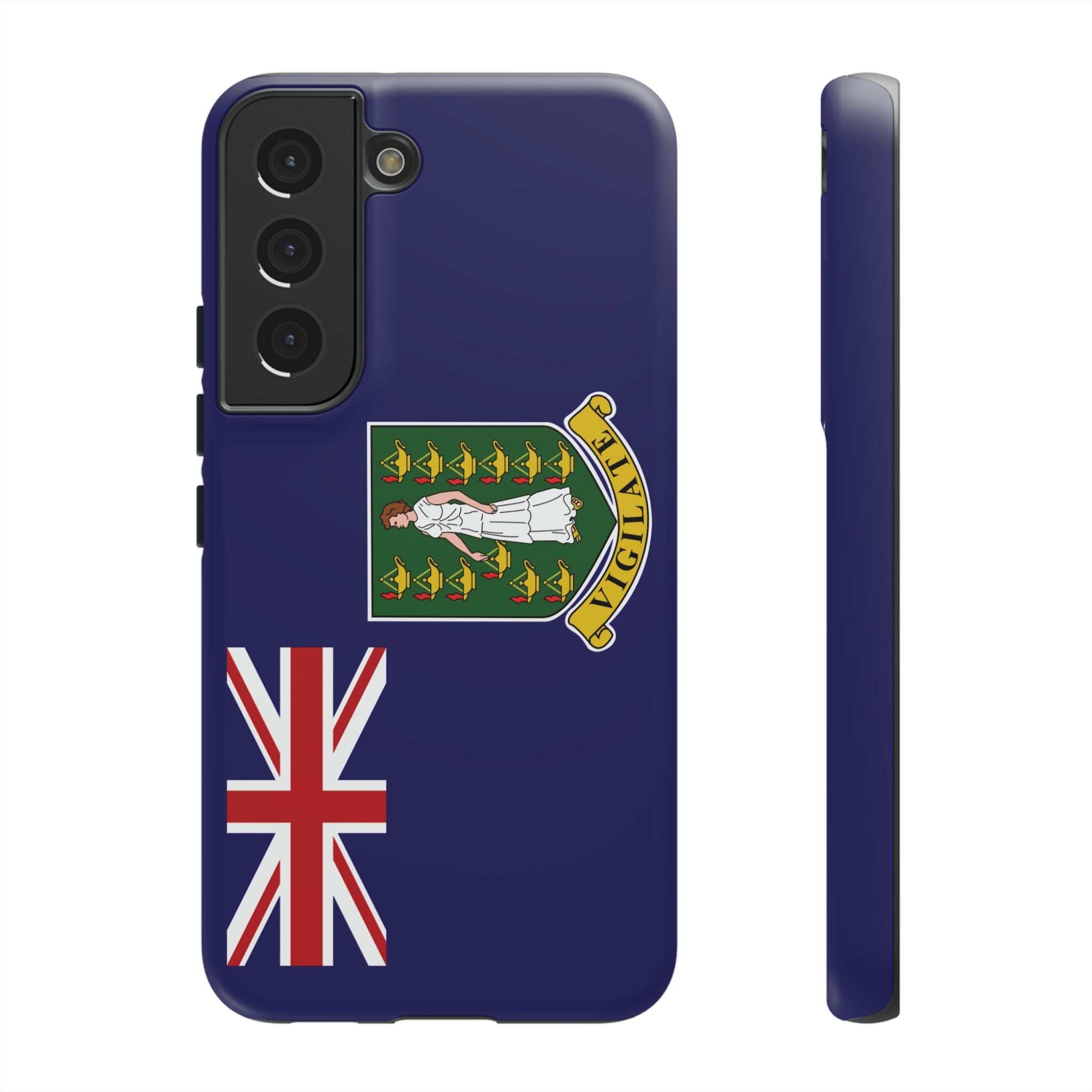 British Virgin Islands Flag Tough Phone Case - Irie Blues Boutique