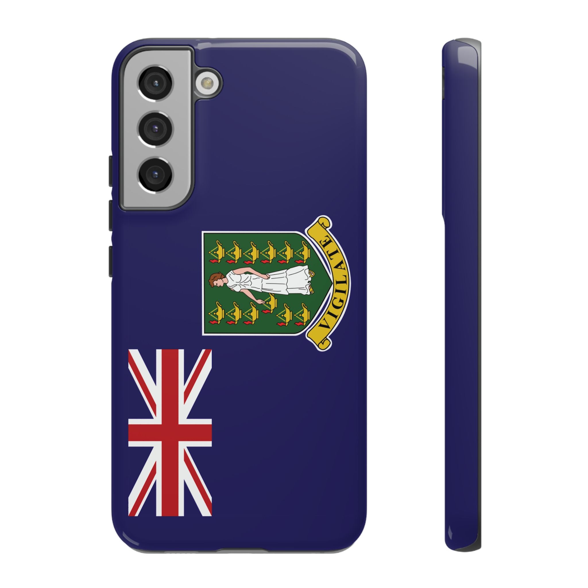 British Virgin Islands Flag Tough Phone Case - Irie Blues Boutique