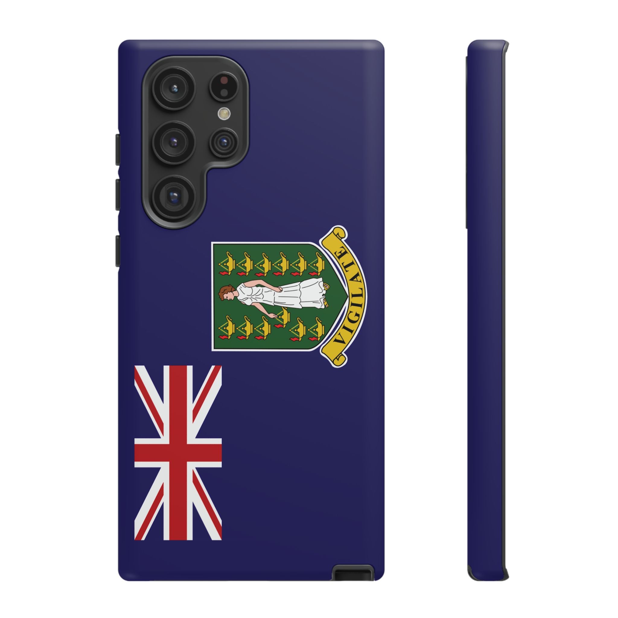 British Virgin Islands Flag Tough Phone Case - Irie Blues Boutique