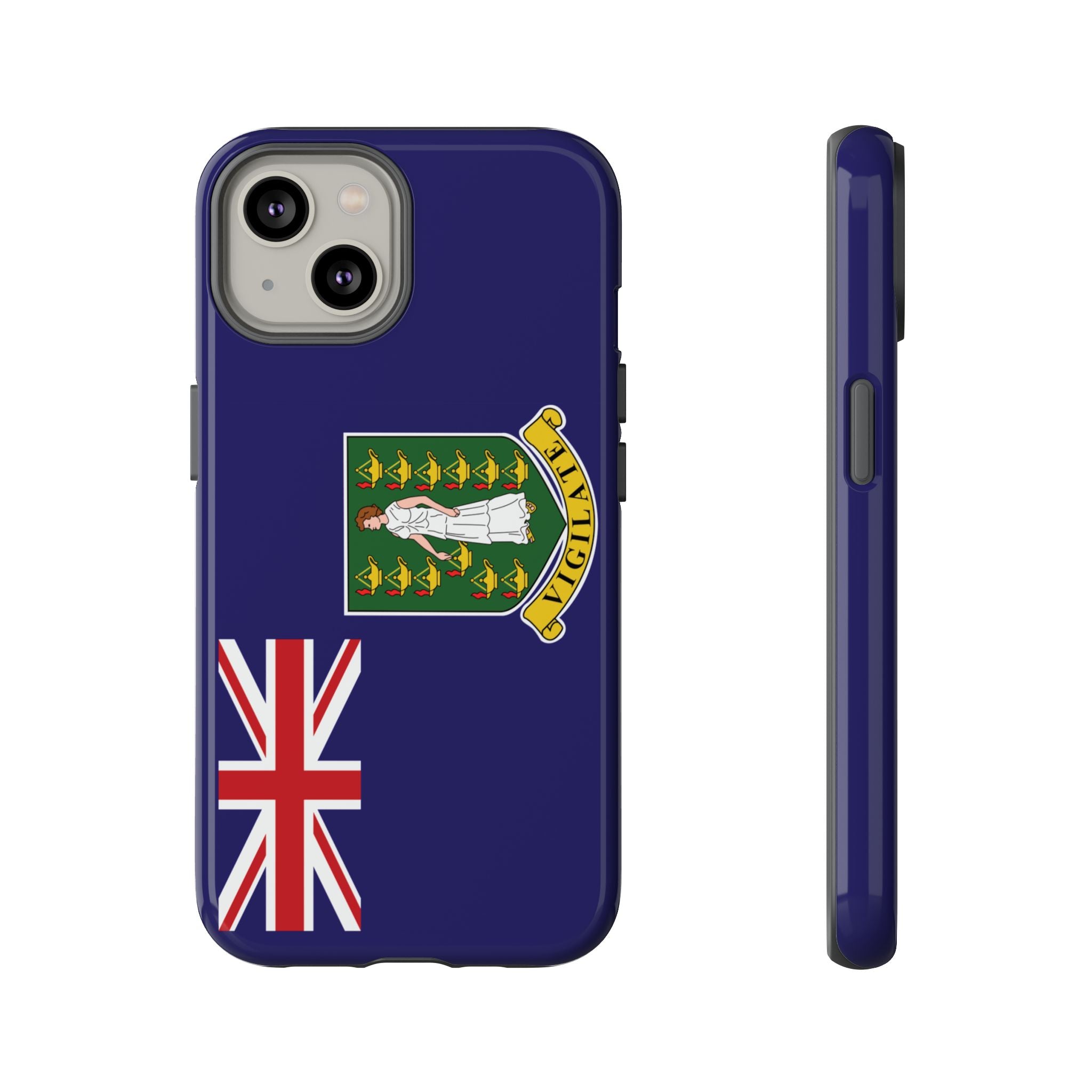 British Virgin Islands Flag Tough Phone Case - Irie Blues Boutique