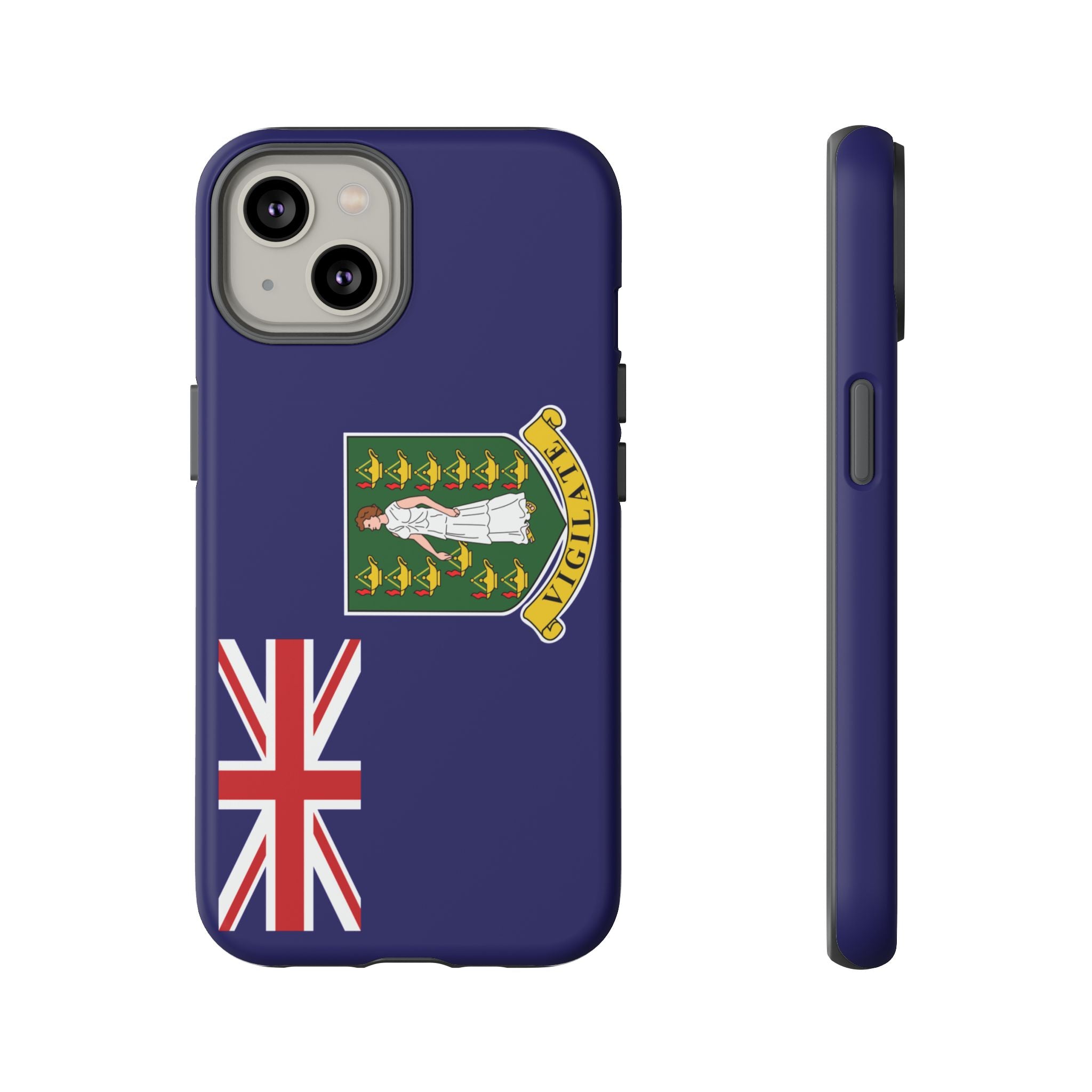 British Virgin Islands Flag Tough Phone Case - Irie Blues Boutique