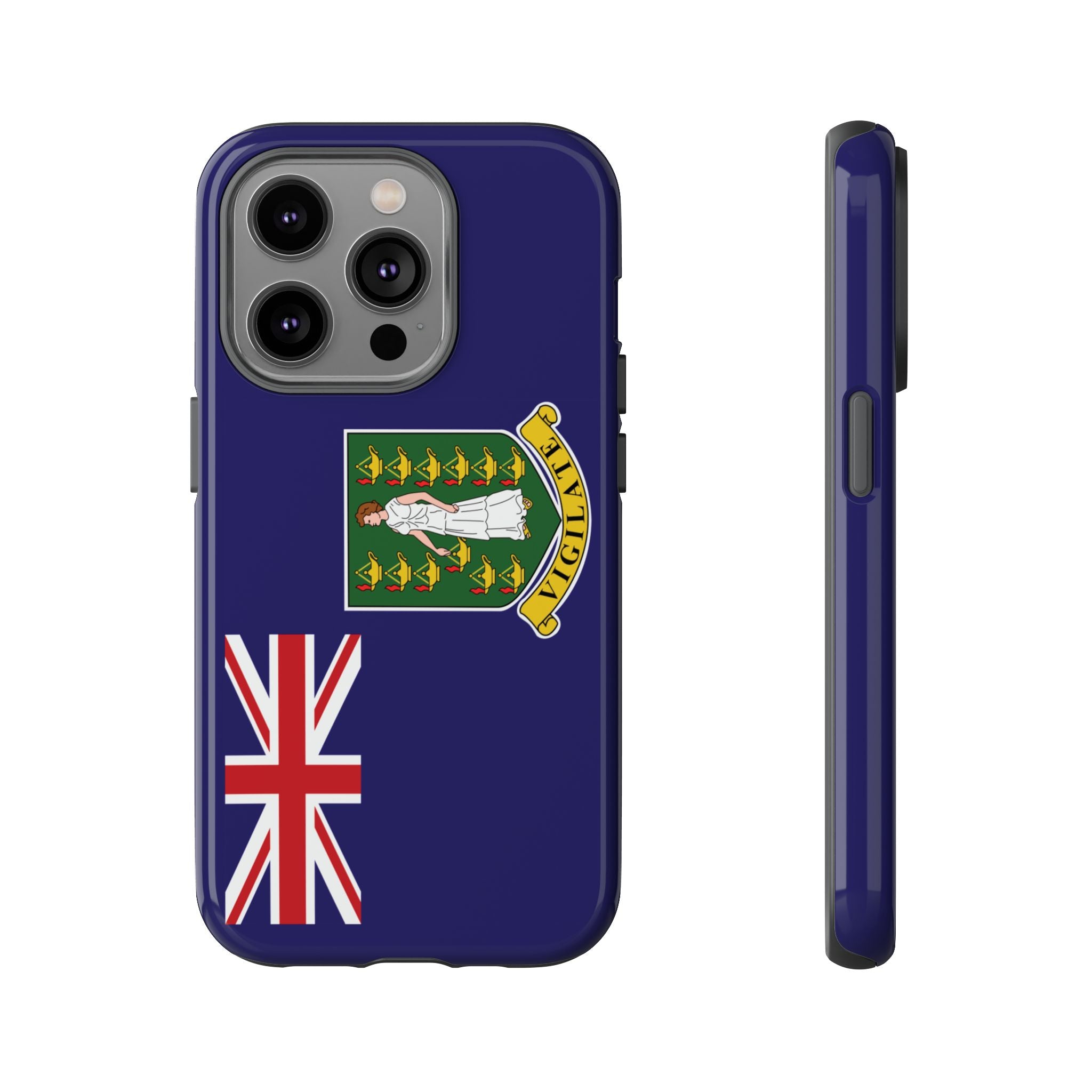 British Virgin Islands Flag Tough Phone Case - Irie Blues Boutique