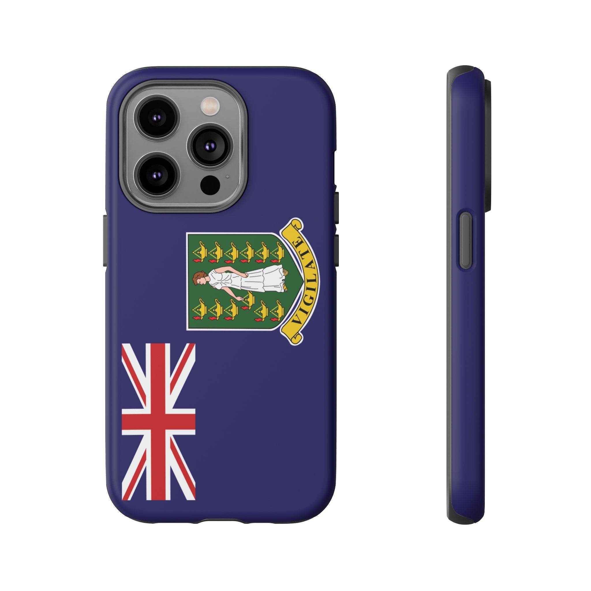 British Virgin Islands Flag Tough Phone Case - Irie Blues Boutique