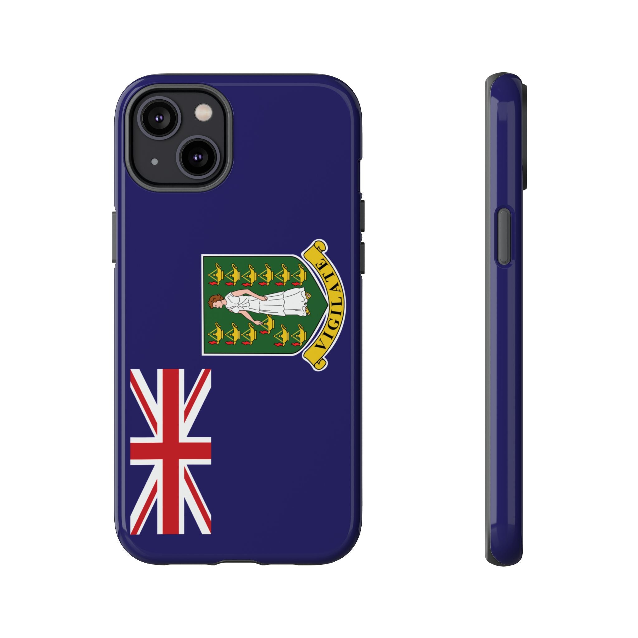 British Virgin Islands Flag Tough Phone Case - Irie Blues Boutique