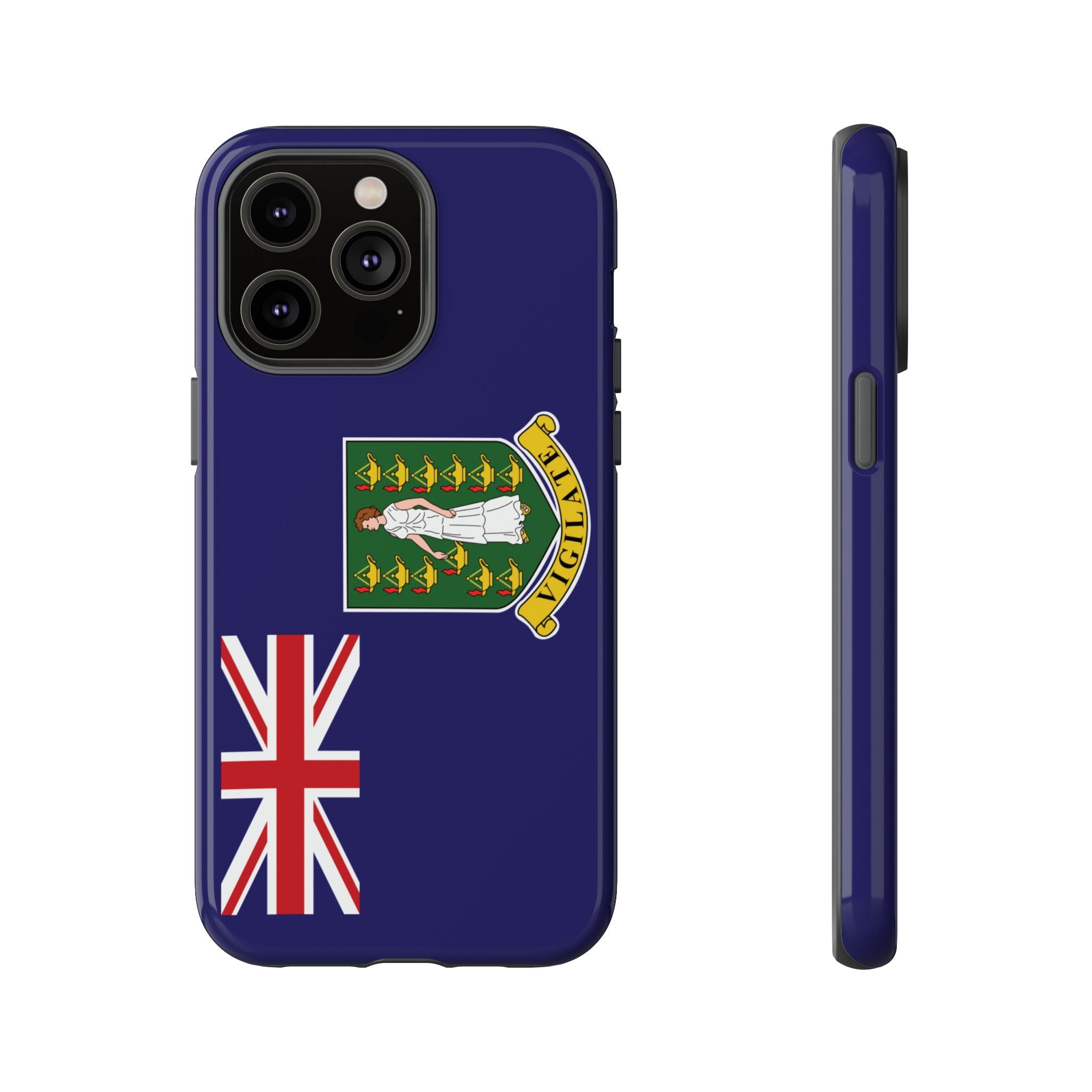 British Virgin Islands Flag Tough Phone Case - Irie Blues Boutique