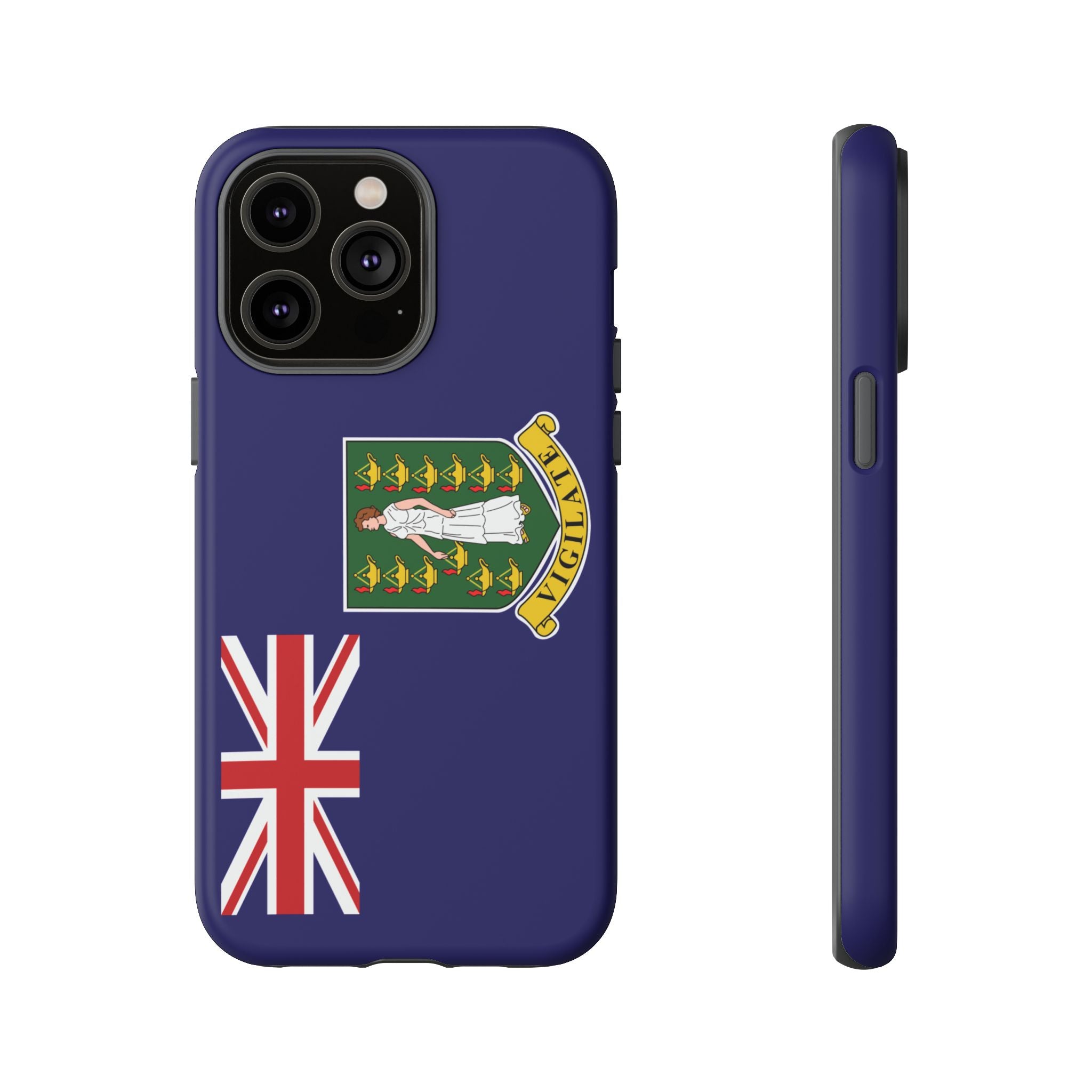 British Virgin Islands Flag Tough Phone Case - Irie Blues Boutique