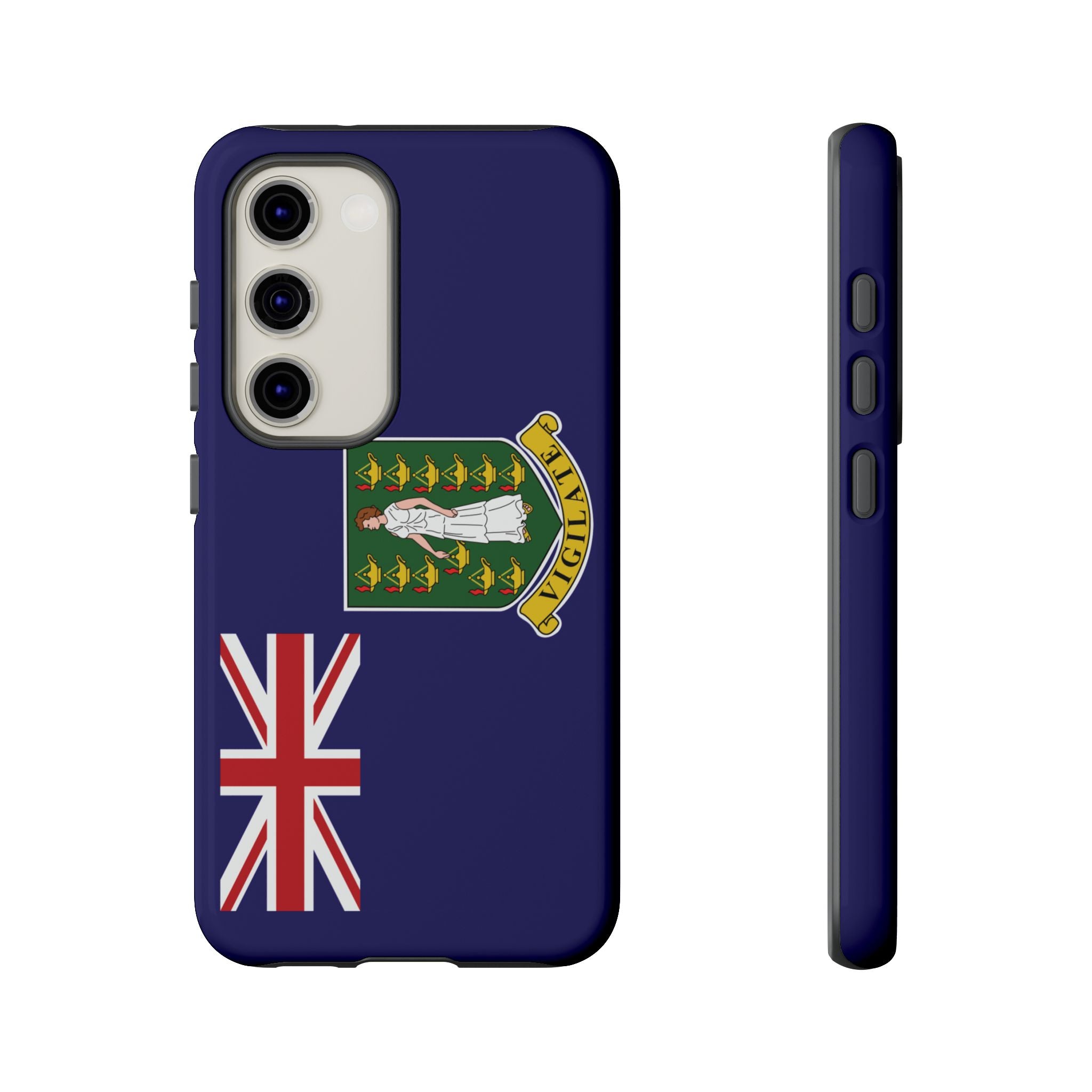 British Virgin Islands Flag Tough Phone Case - Irie Blues Boutique
