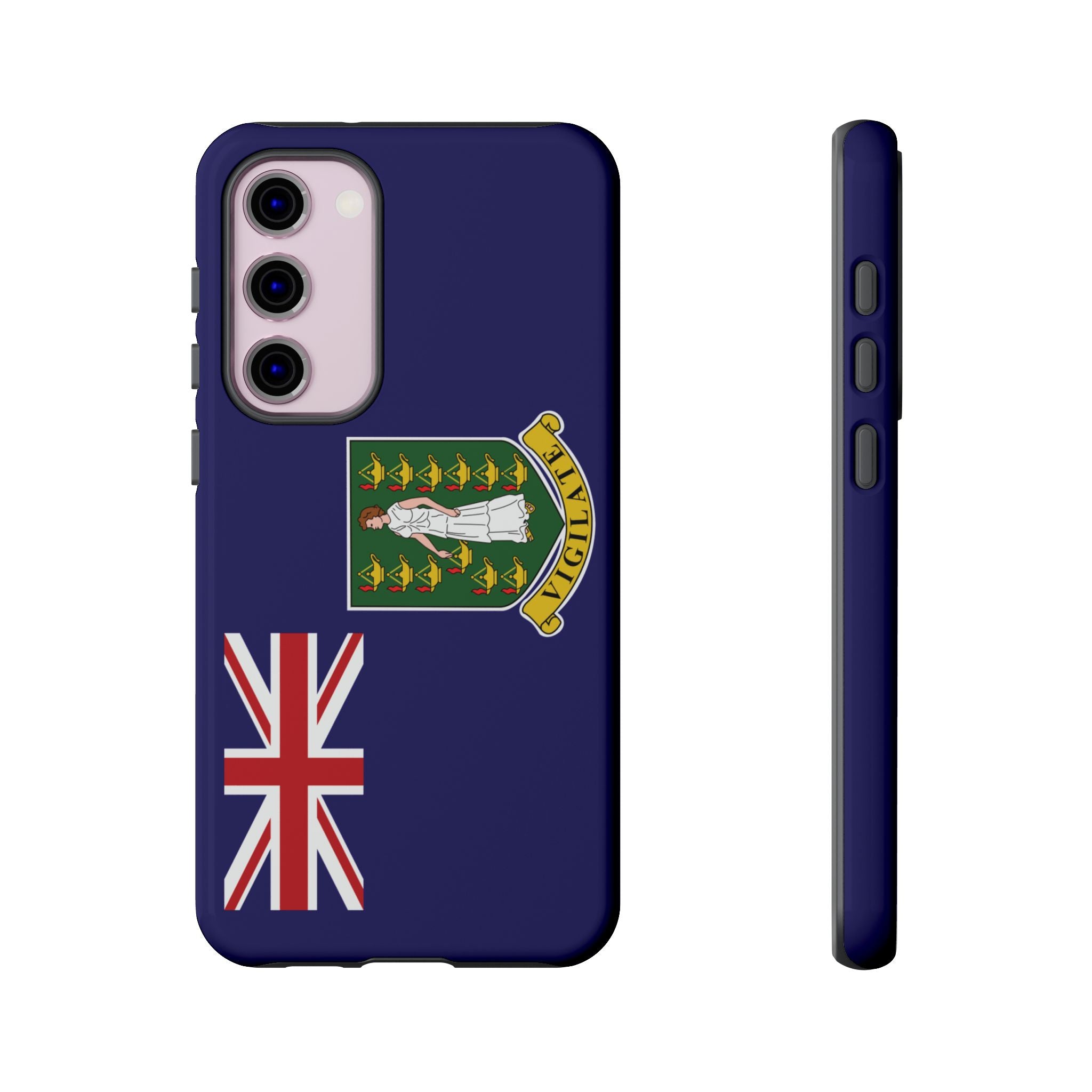 British Virgin Islands Flag Tough Phone Case - Irie Blues Boutique