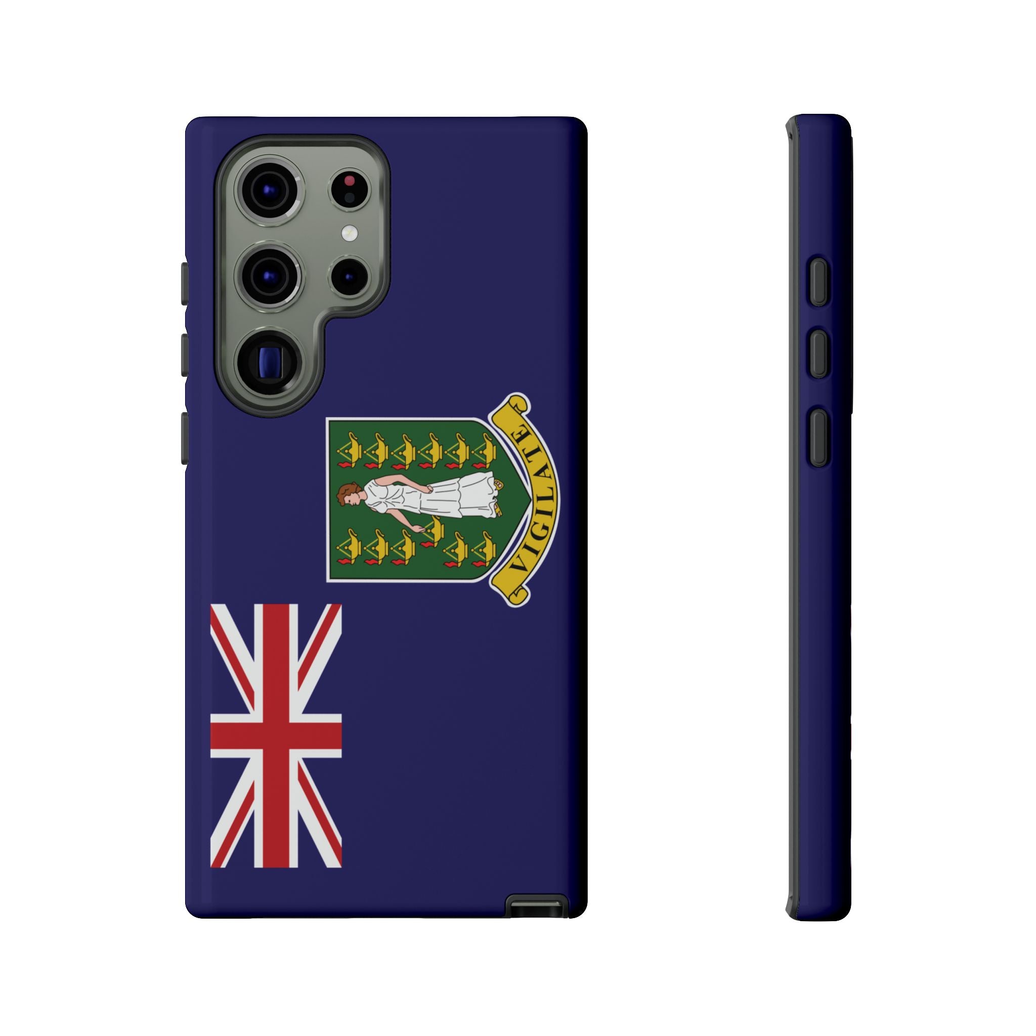British Virgin Islands Flag Tough Phone Case - Irie Blues Boutique
